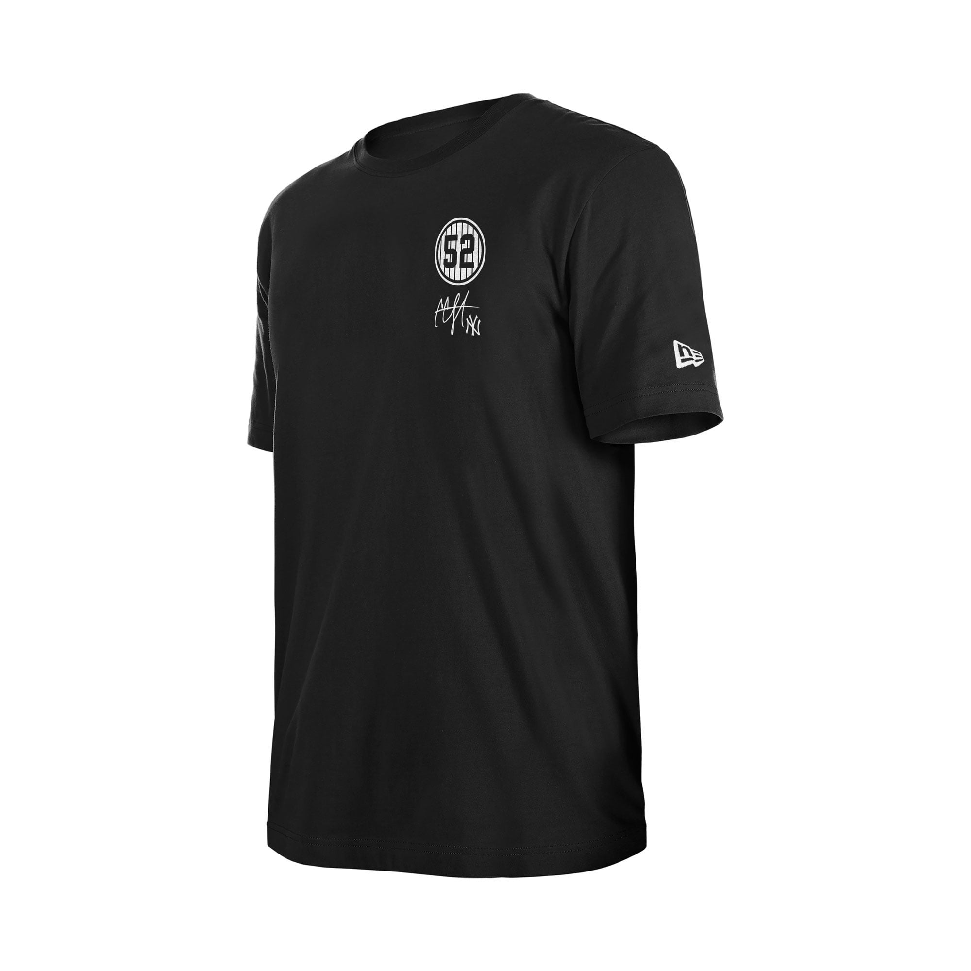 T-shirt graphique New Era CC Sabathia noir pour homme, champion des World Series Yankees de York