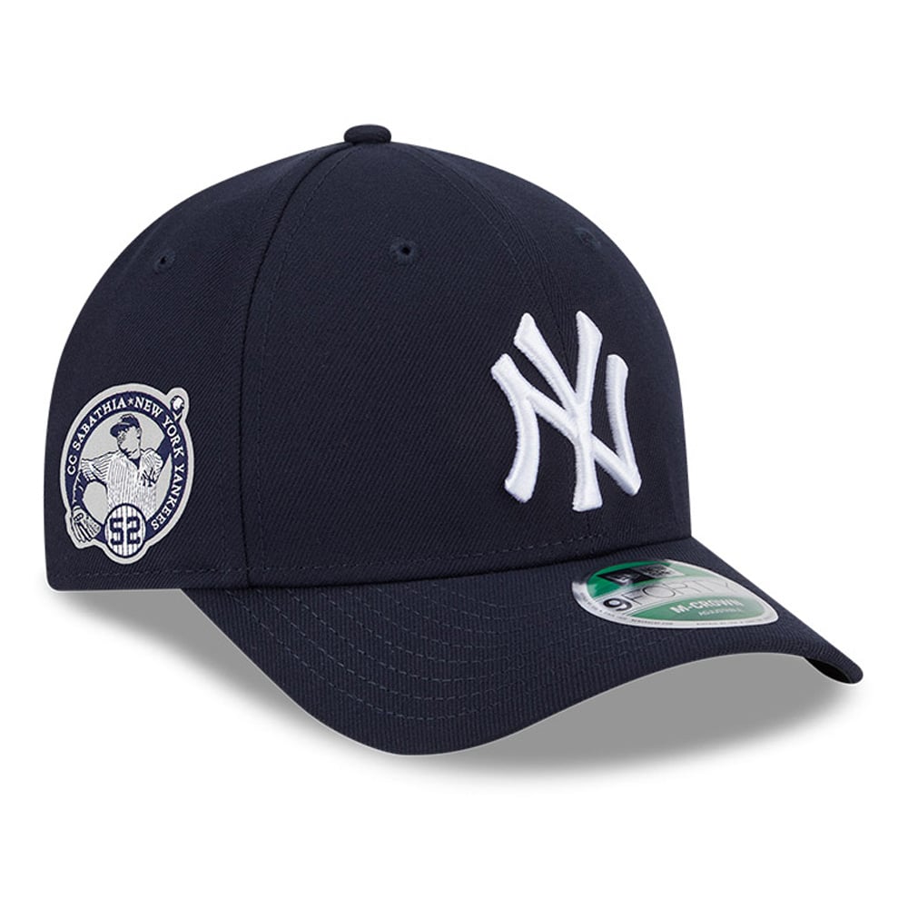 Men's New Era CC Sabathia Navy New York Yankees Number Retirement 9FORTY Adjustable Hat