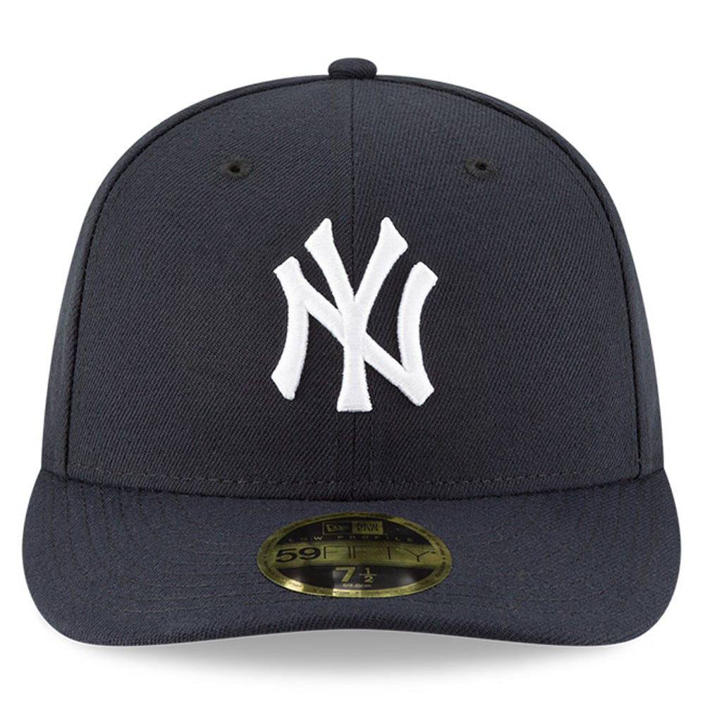 Casquette ajustée New Era CC Sabathia bleu marine York Yankees, modèle 59FIFTY à profil bas, Sabathia, numéro retiré.