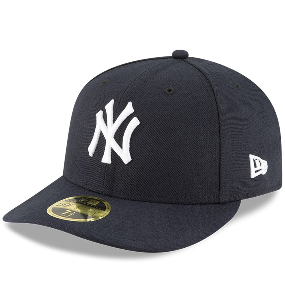 Casquette ajustée New Era CC Sabathia bleu marine York Yankees, modèle 59FIFTY à profil bas, Sabathia, numéro retiré.