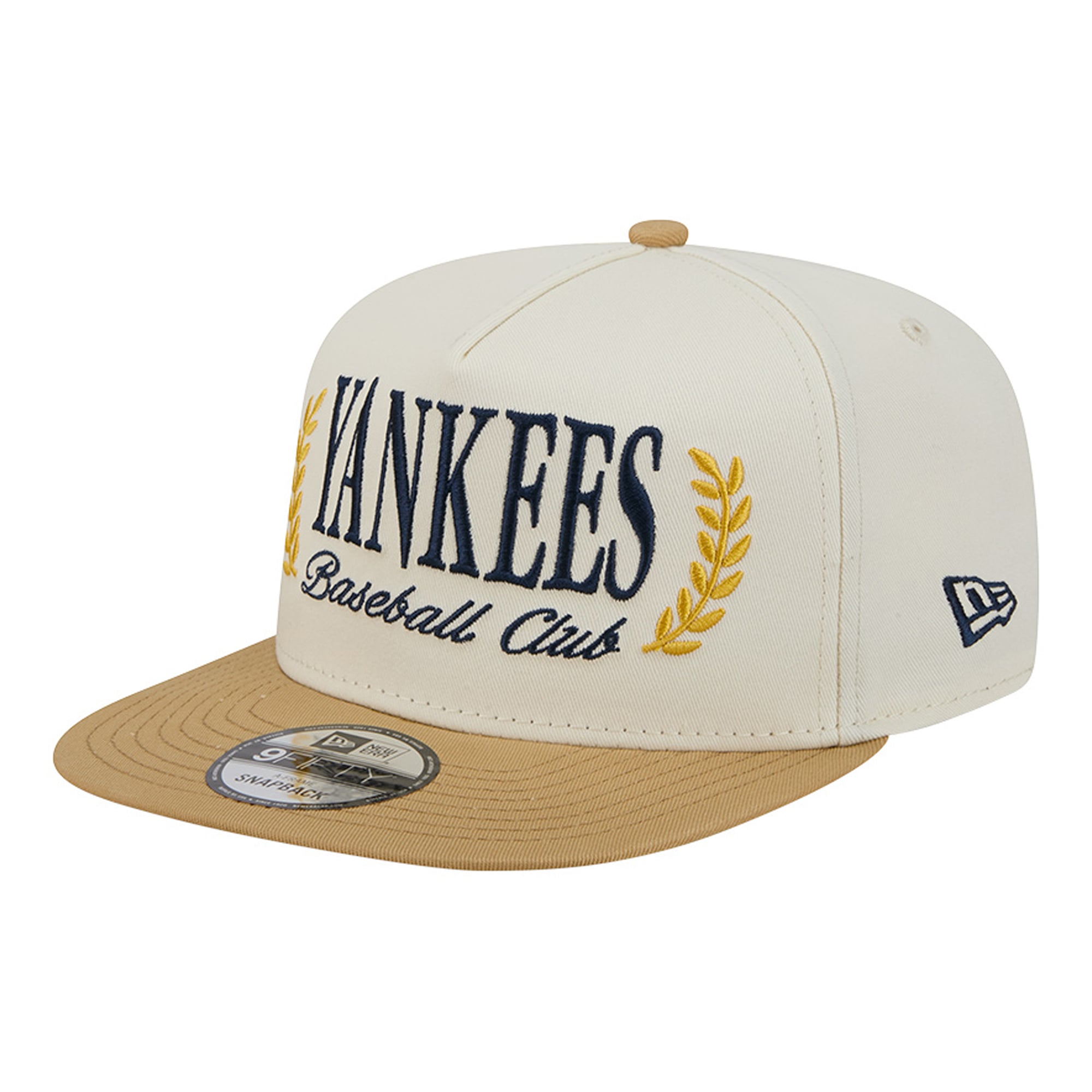 Casquette snapback New Era crème New York Yankees Club 9FIFTY pour homme