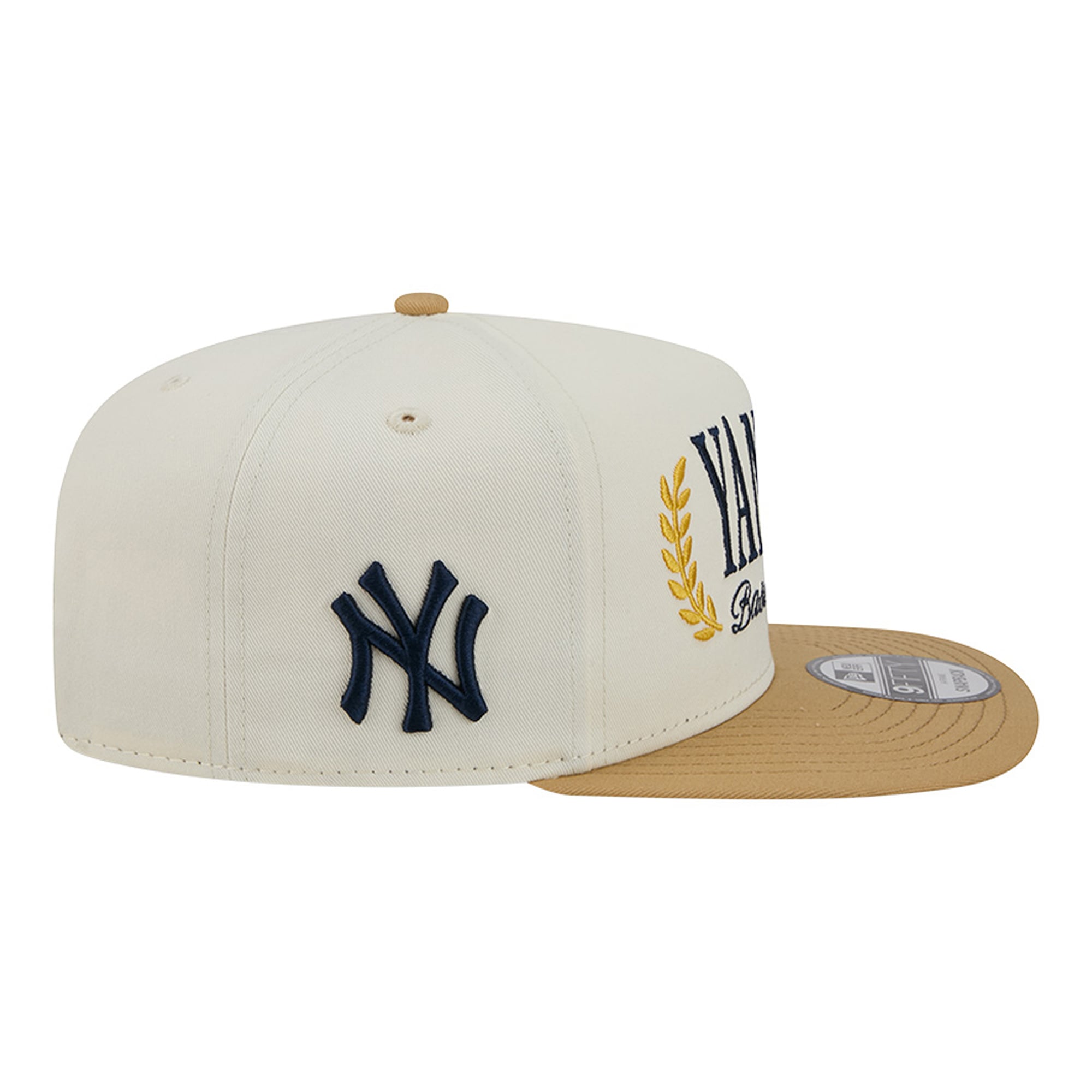 Casquette snapback New Era crème New York Yankees Club 9FIFTY pour homme