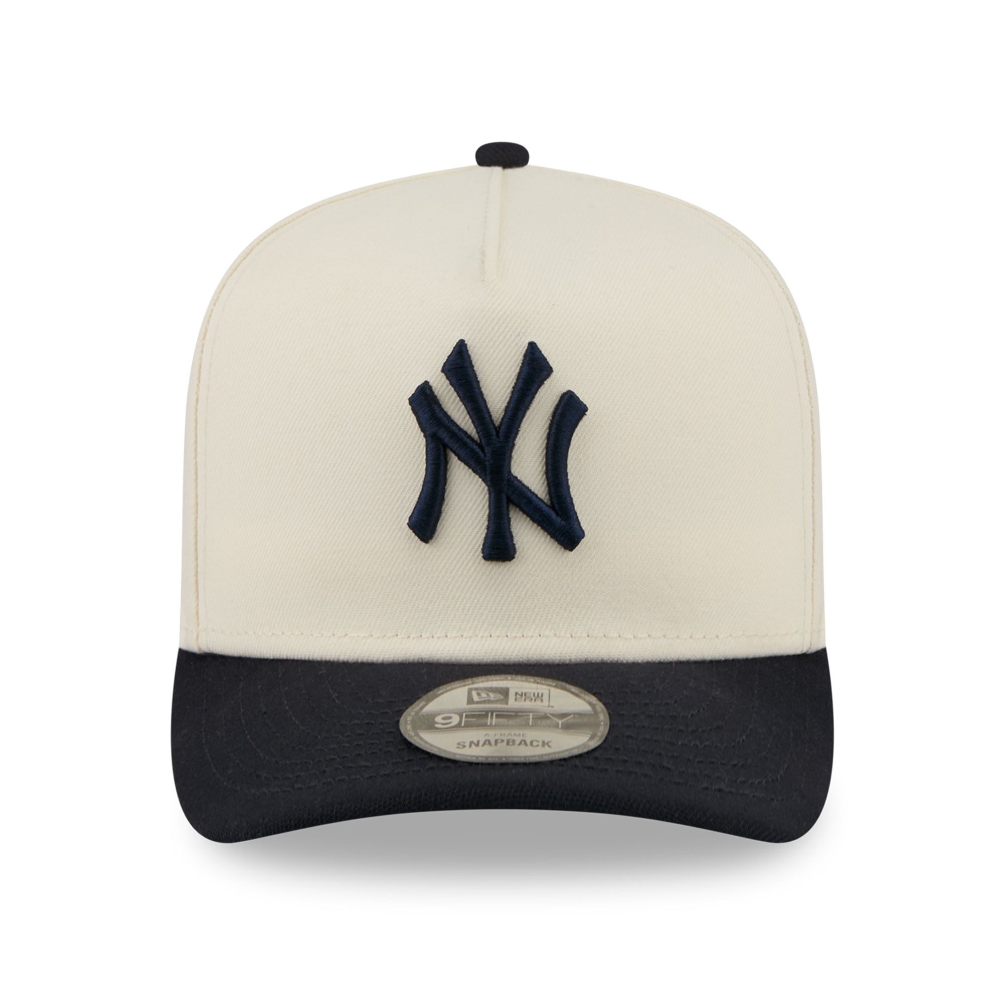 Casquette snapback New Era crème New York Yankees Rear Hit 9FIFTY pour homme