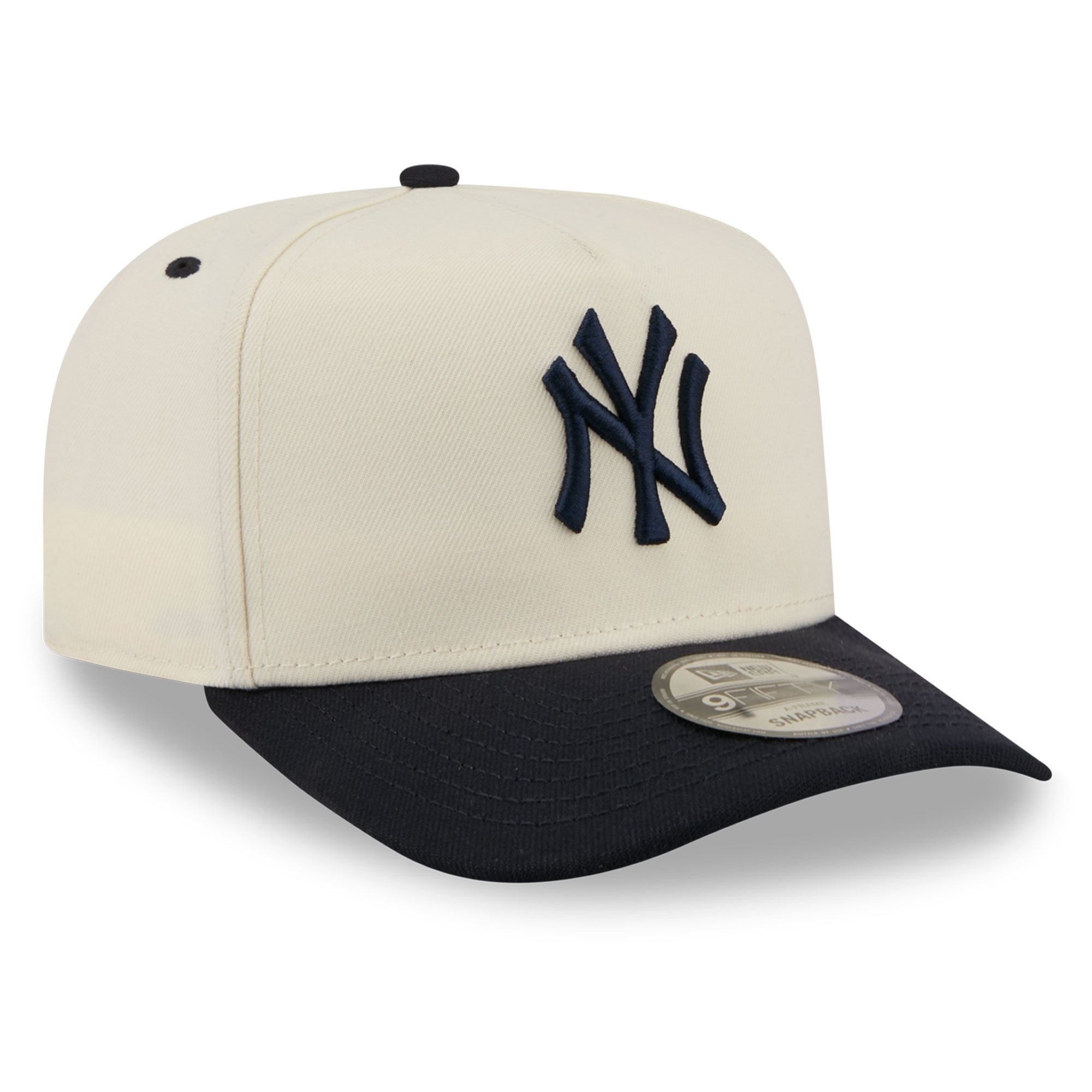 Casquette snapback New Era crème New York Yankees Rear Hit 9FIFTY pour homme