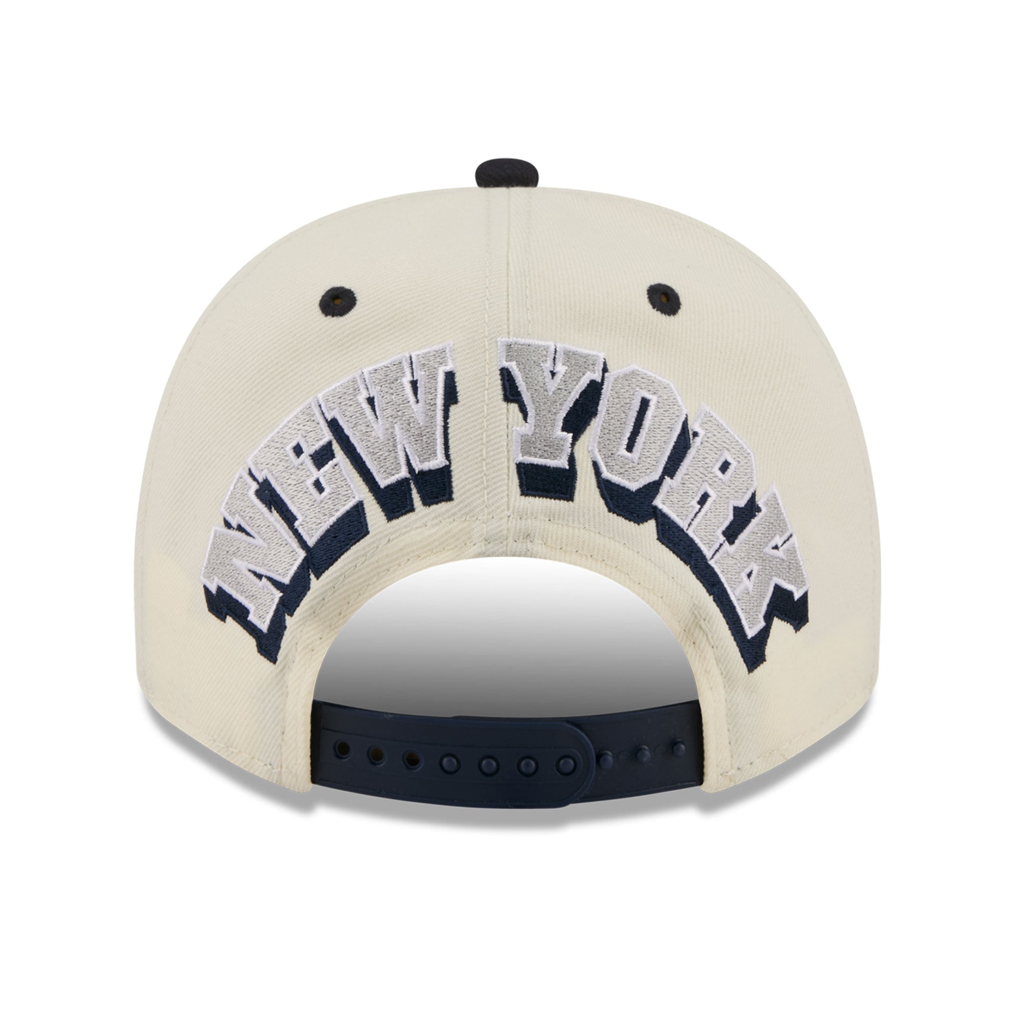Casquette snapback New Era crème New York Yankees Rear Hit 9FIFTY pour homme