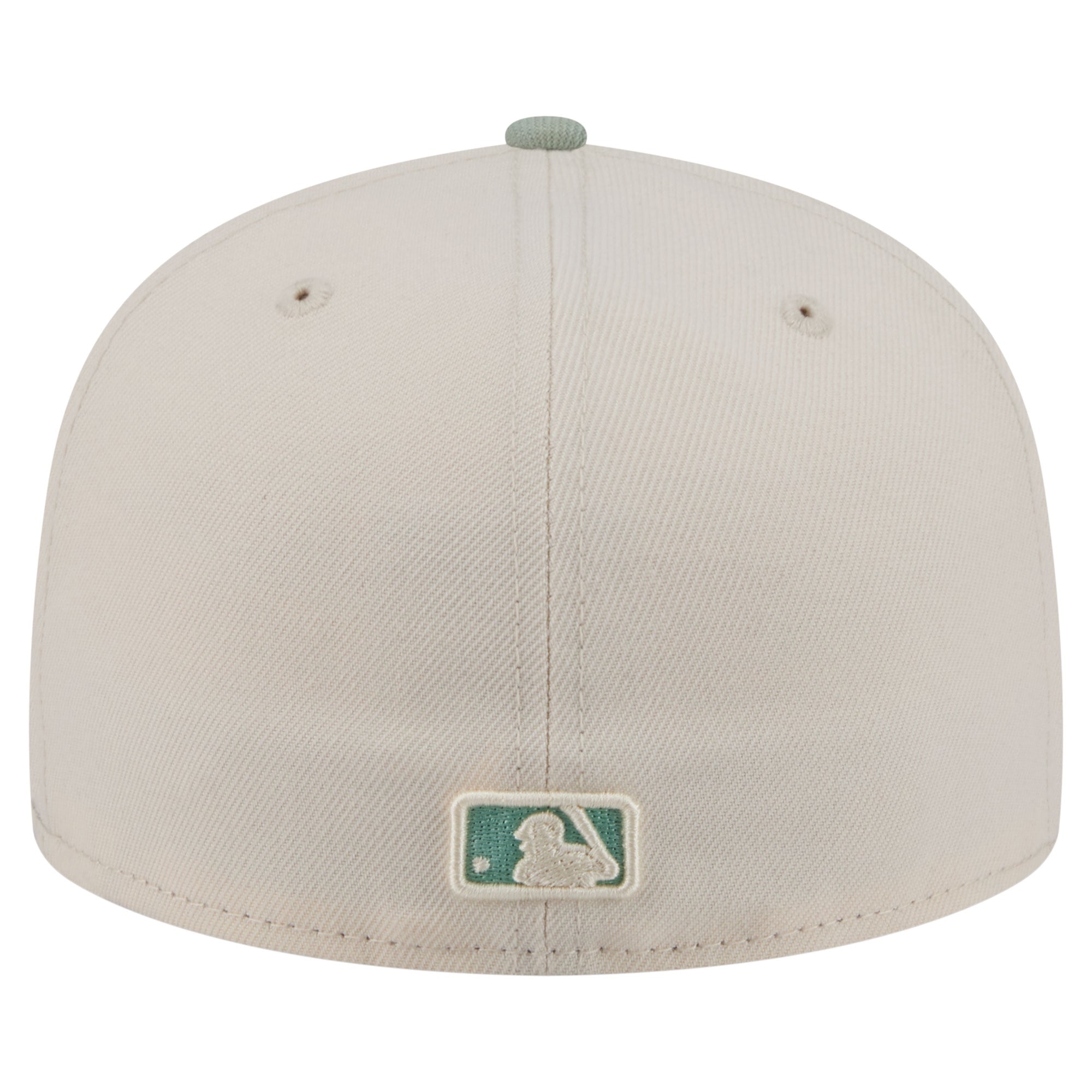 Casquette ajustée New Era crème/verte York Yankees 59FIFTY pour homme