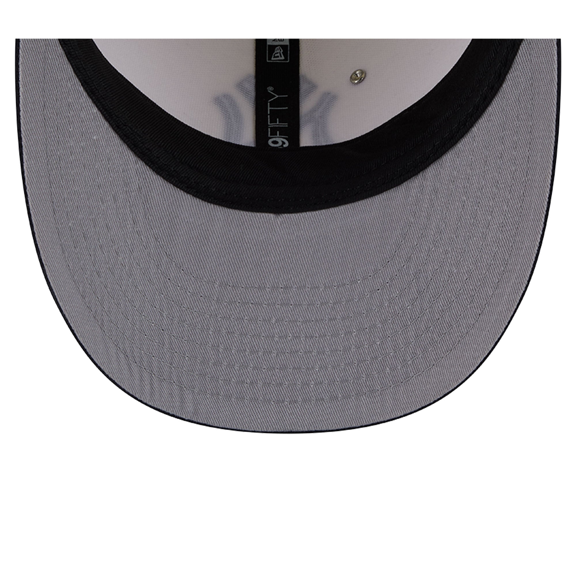 Men's New Era Cream/Navy York Yankees Pearl Stud 59FIFTY Fitted Hat