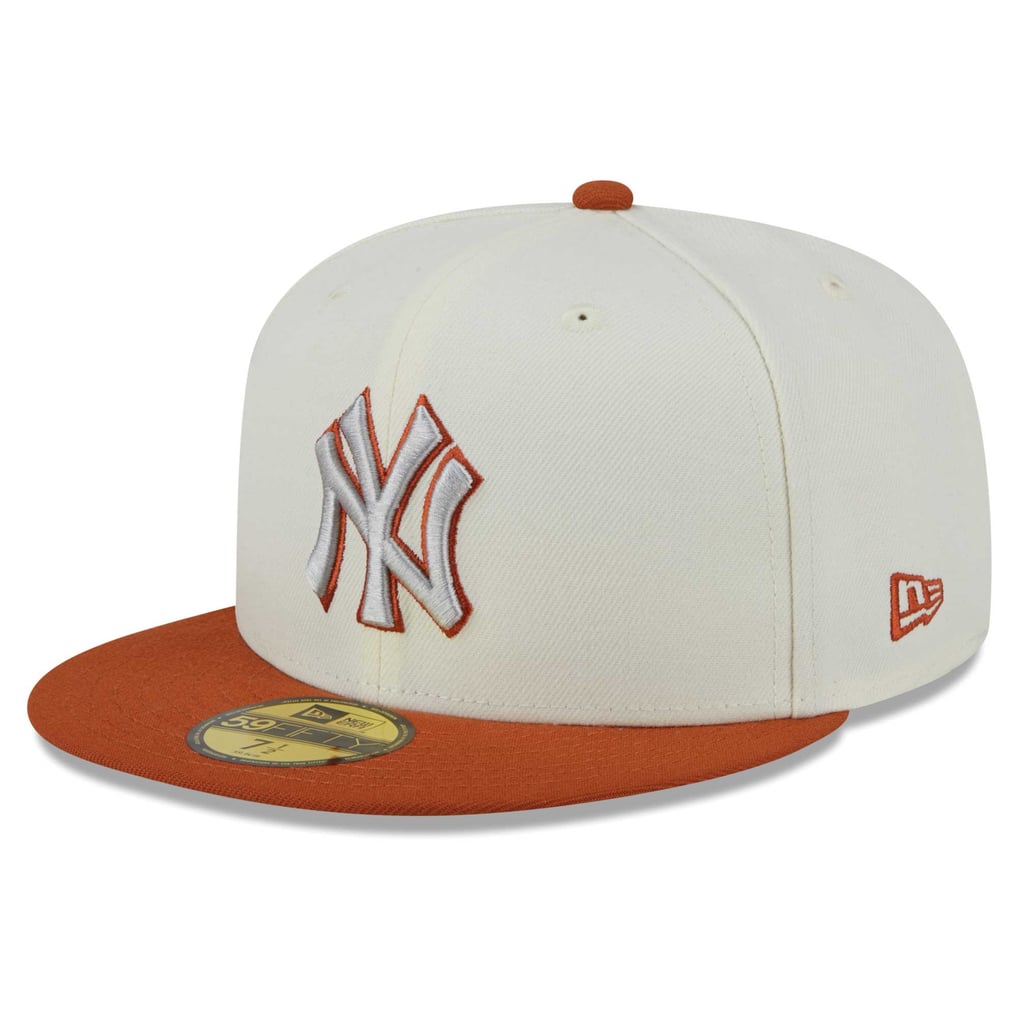 New York Yankees New Era 59FIFTY Fitted Hat - Cream/Orange