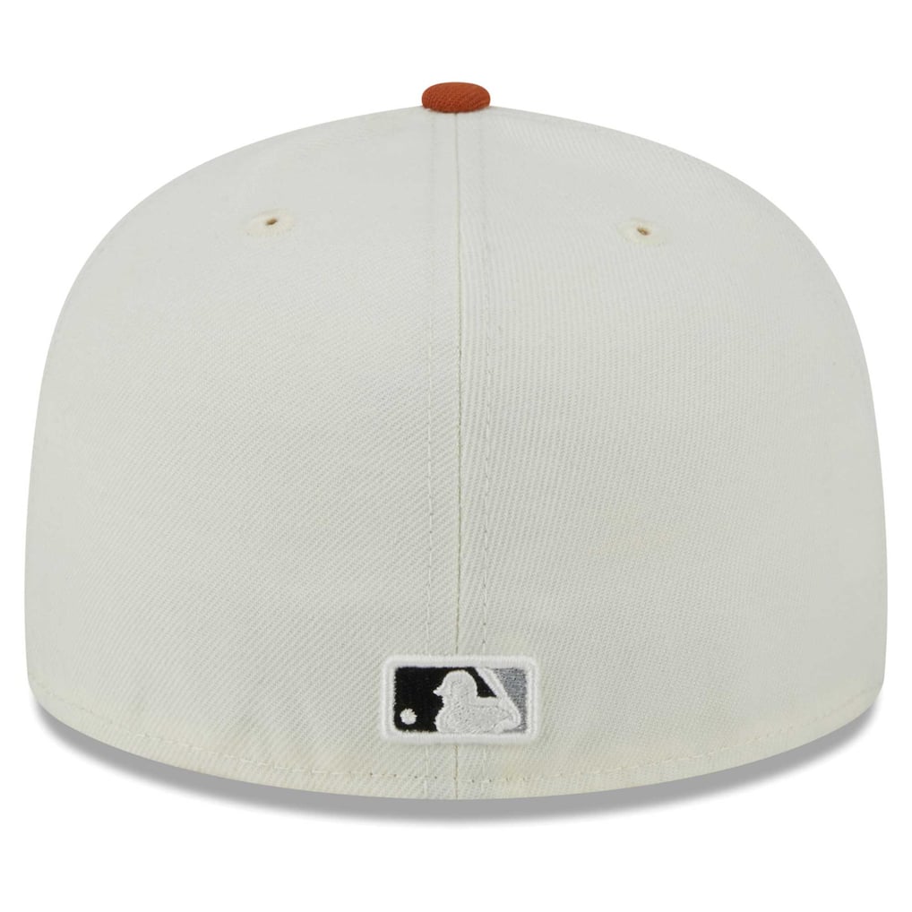 New York Yankees New Era 59FIFTY Fitted Hat - Cream/Orange