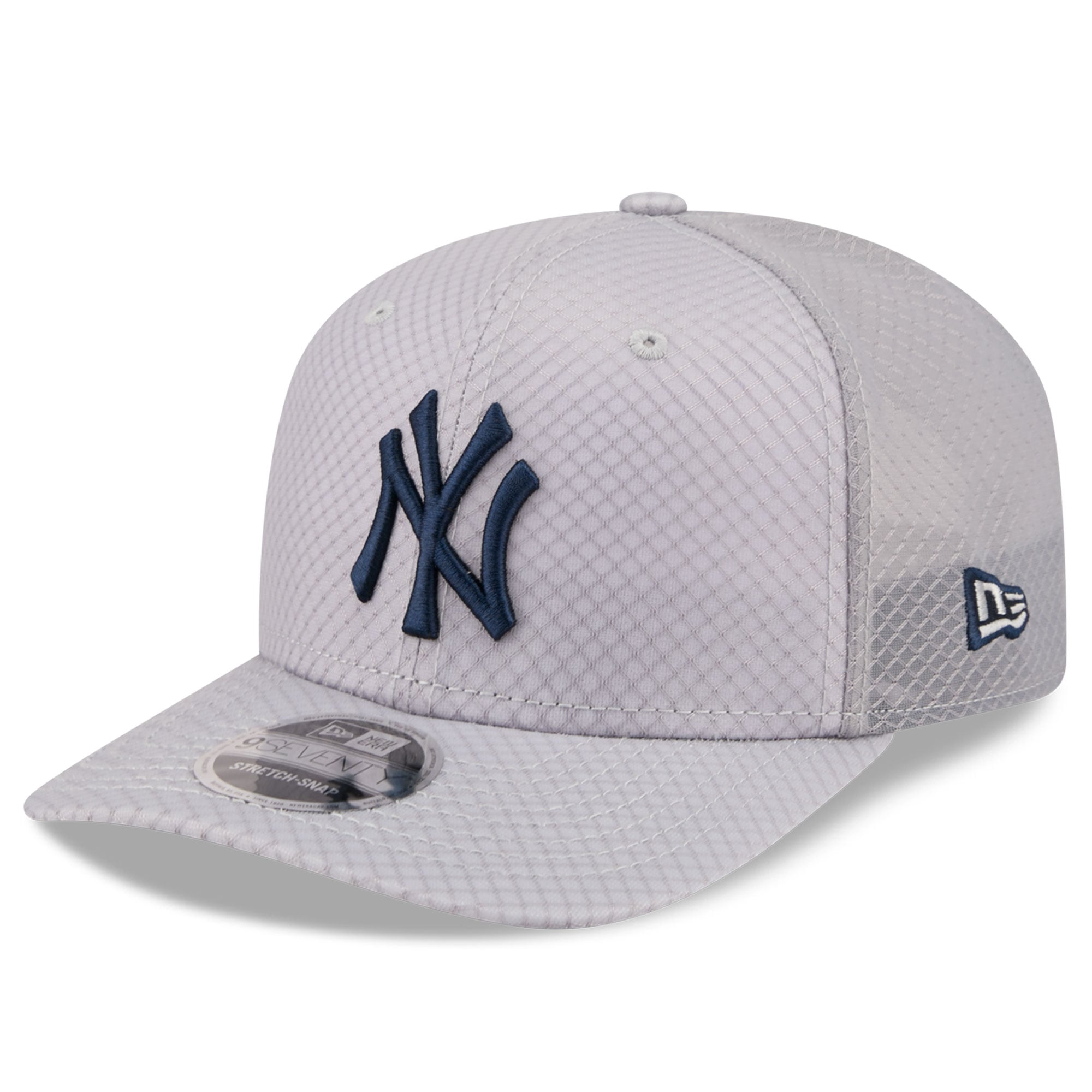 Casquette trucker ajustable New Era grise New York Yankees 9SEVENTY pour homme