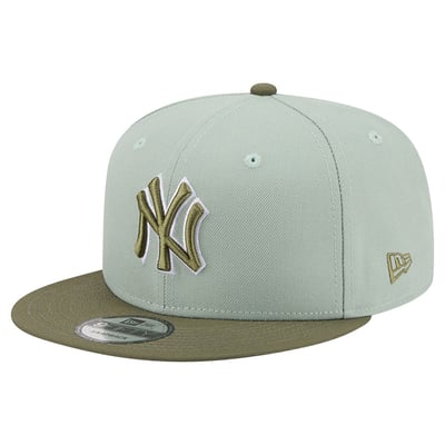 New York Yankees New Era Color Pack 9FIFTY Snapback Hat - Light Green/Olive