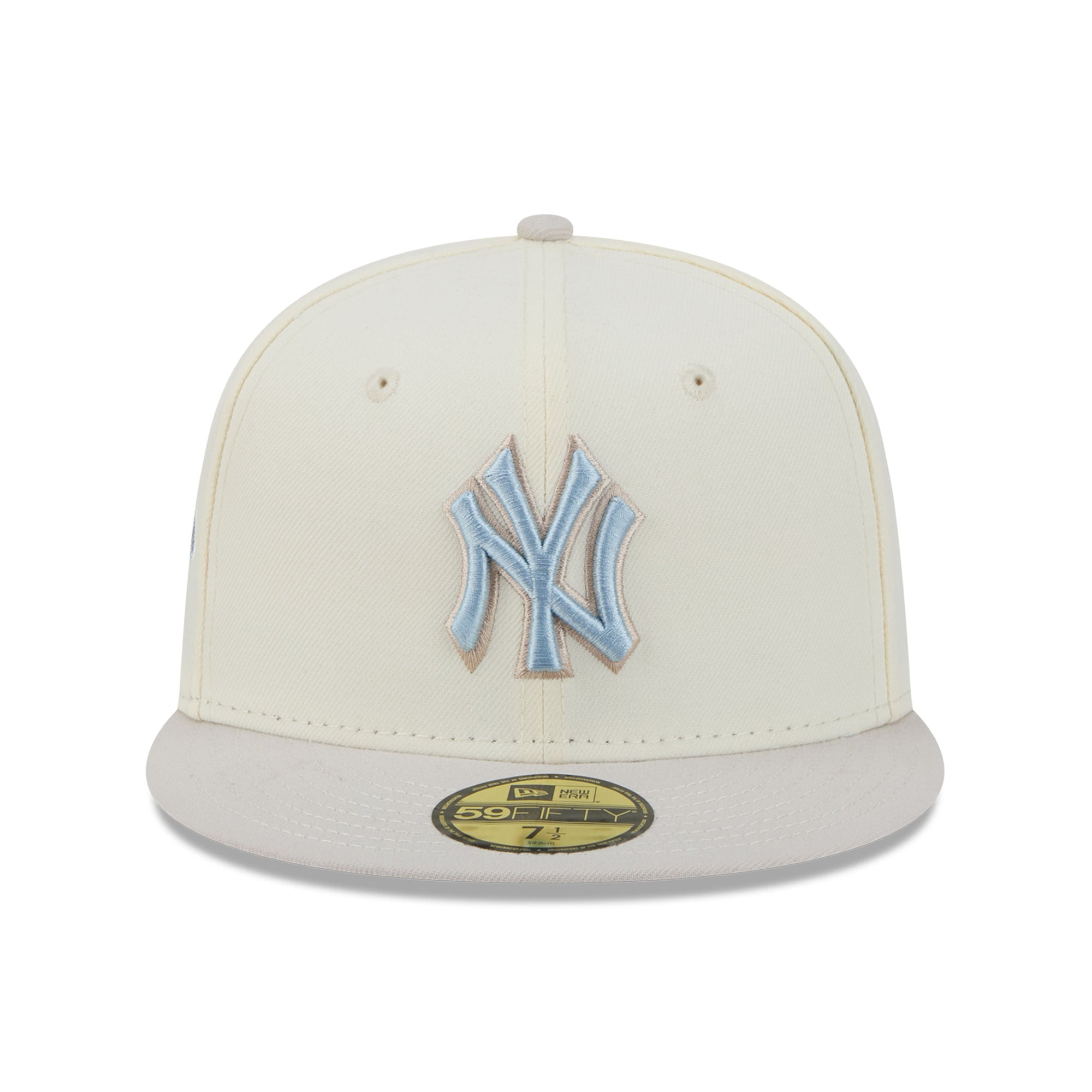 Men's New Era  Natural York Yankees Crisp Equinox World Series 59FIFTY Fitted Hat