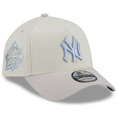 New York Yankees New Era Crisp Equinox World Series 9FORTY A-Frame Adjustable Hat - Natural