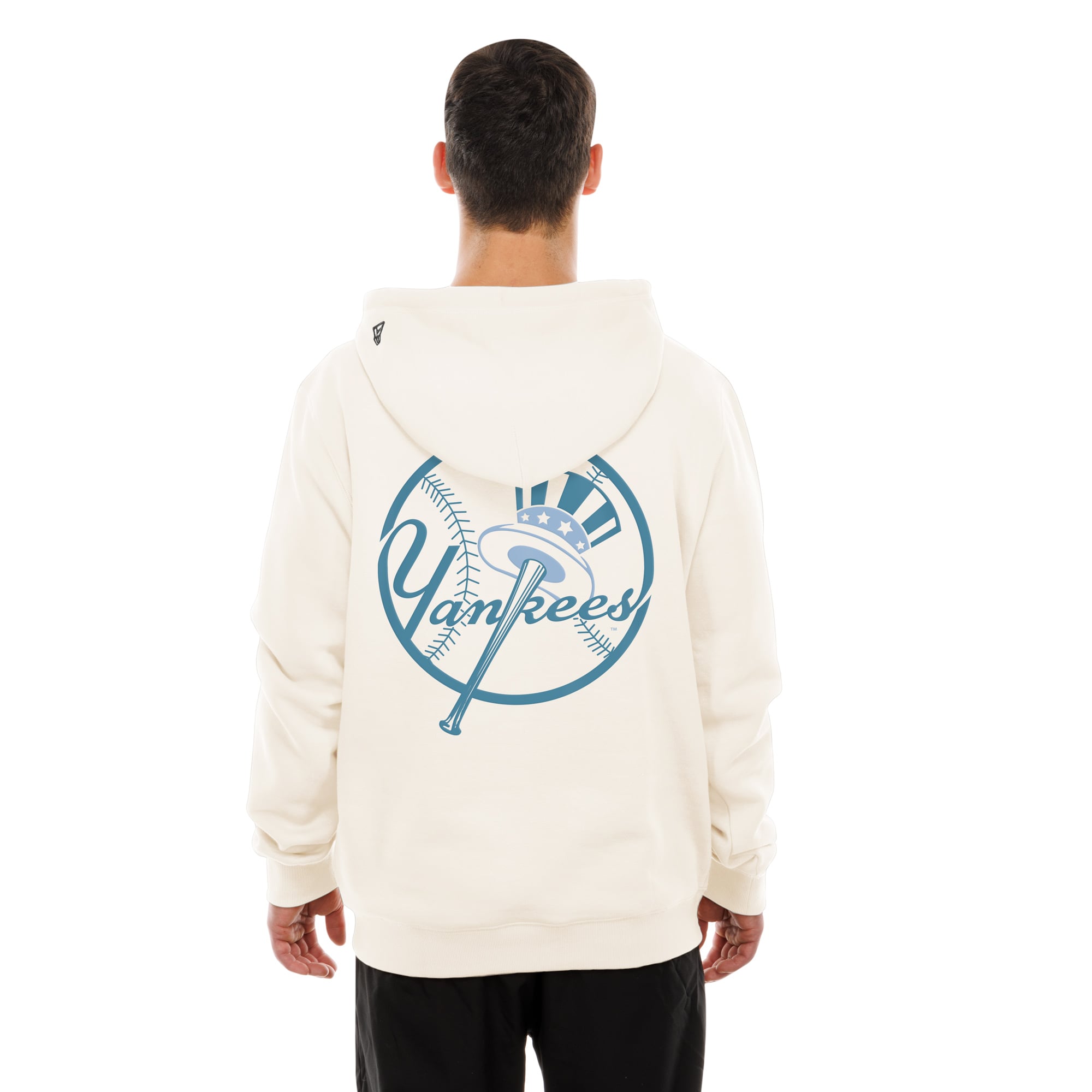 Sweat à capuche New Era Equinox naturel pour homme, Era, York Yankees