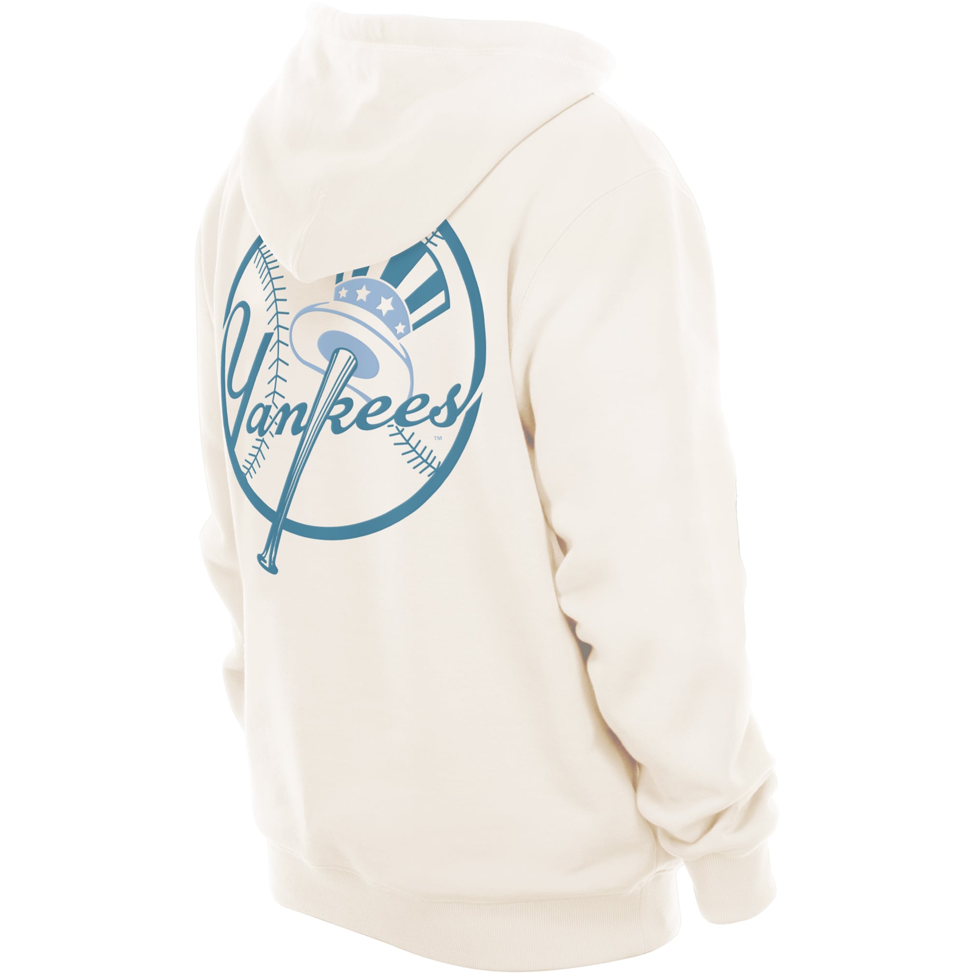 Sweat à capuche New Era Equinox naturel pour homme, Era, York Yankees