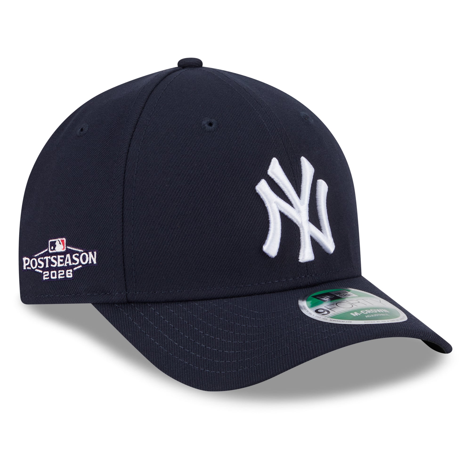 Casquette ajustable New Era bleu marine New York Yankees 2026 MLB Postseason avec écusson latéral 9FORTY pour homme