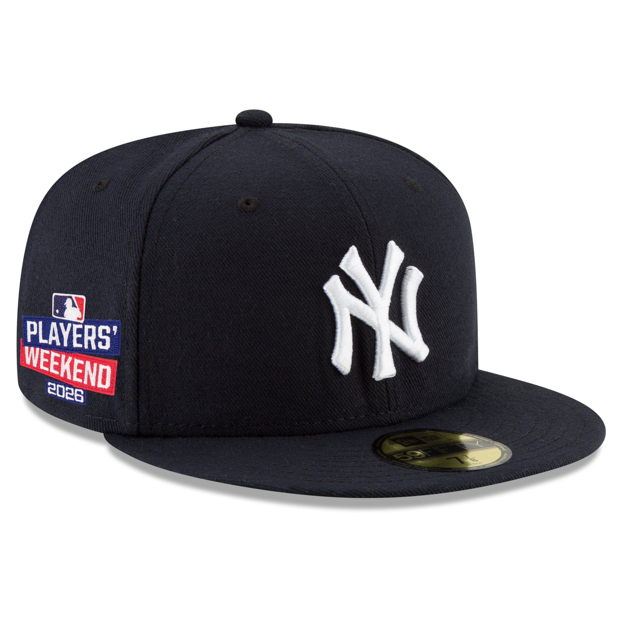 Casquette ajustée New Era bleu marine York Yankees 2026 Players' Weekend Authentic Collection 59FIFTY pour homme