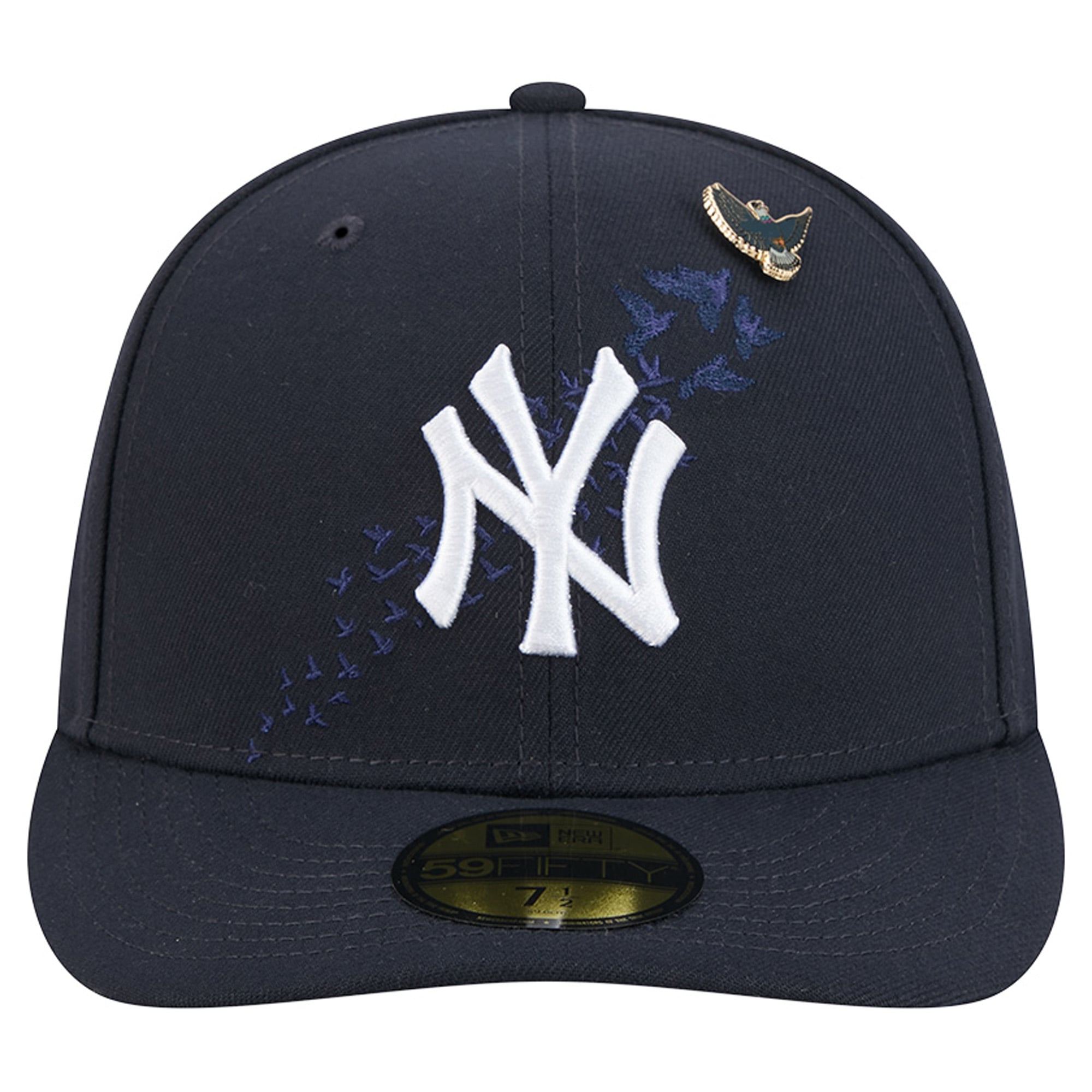 Casquette ajustée New Era 59FIFTY pour homme, bleu marine, pin 's York Yankees City Icon.
