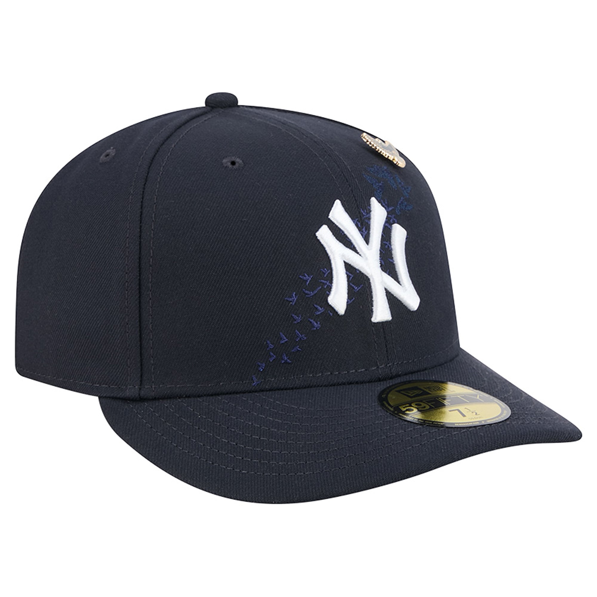Casquette ajustée New Era 59FIFTY pour homme, bleu marine, pin 's York Yankees City Icon.