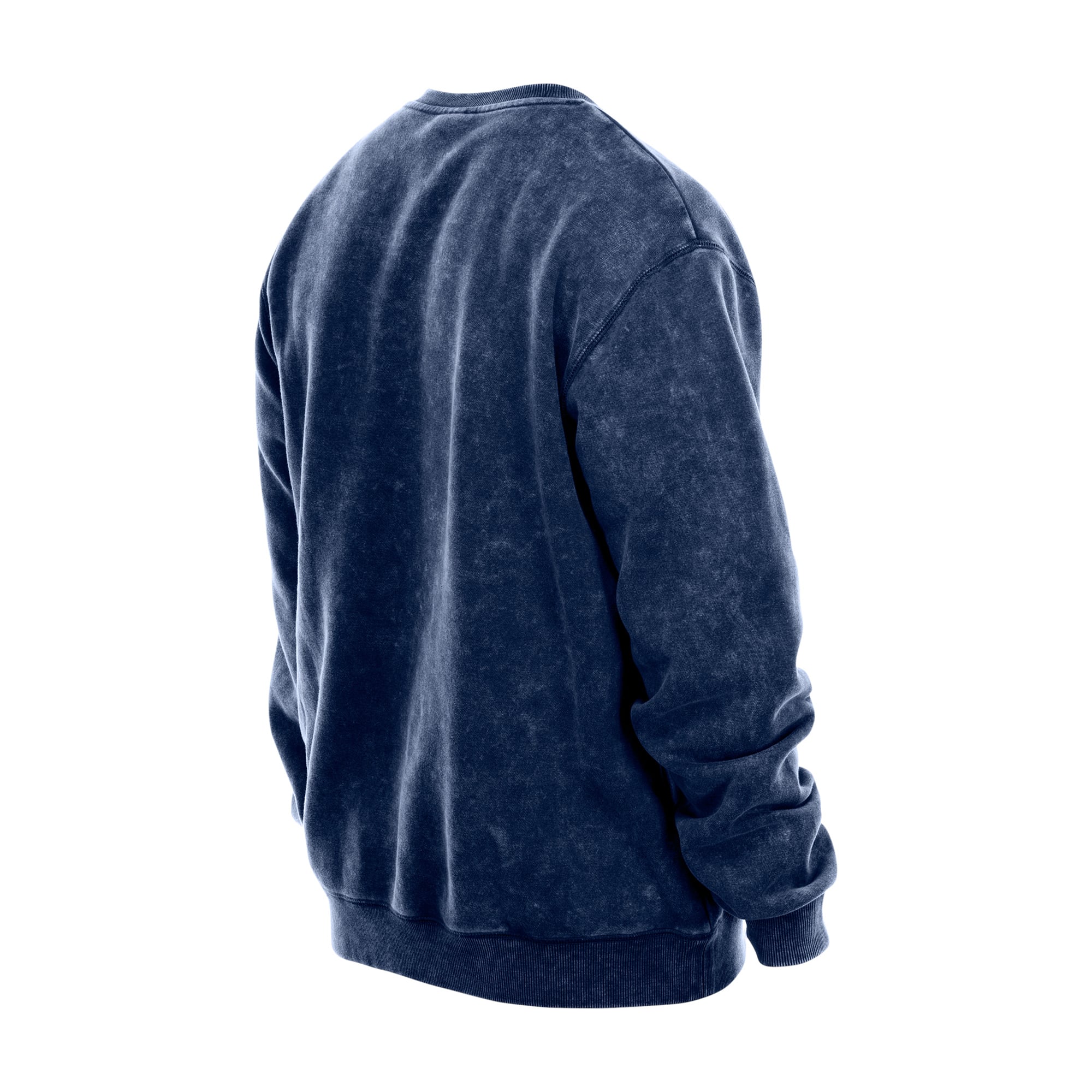 Sweat-shirt à col rond New Era bleu marine York Yankees pour homme