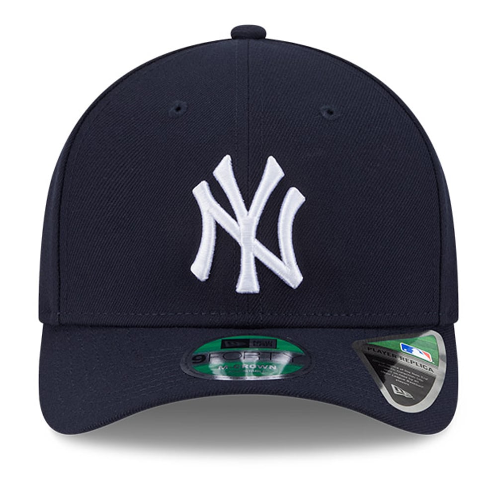 Men's New Era  Navy New York Yankees Player Replica 9FORTY M-Crown Adjustable Hat