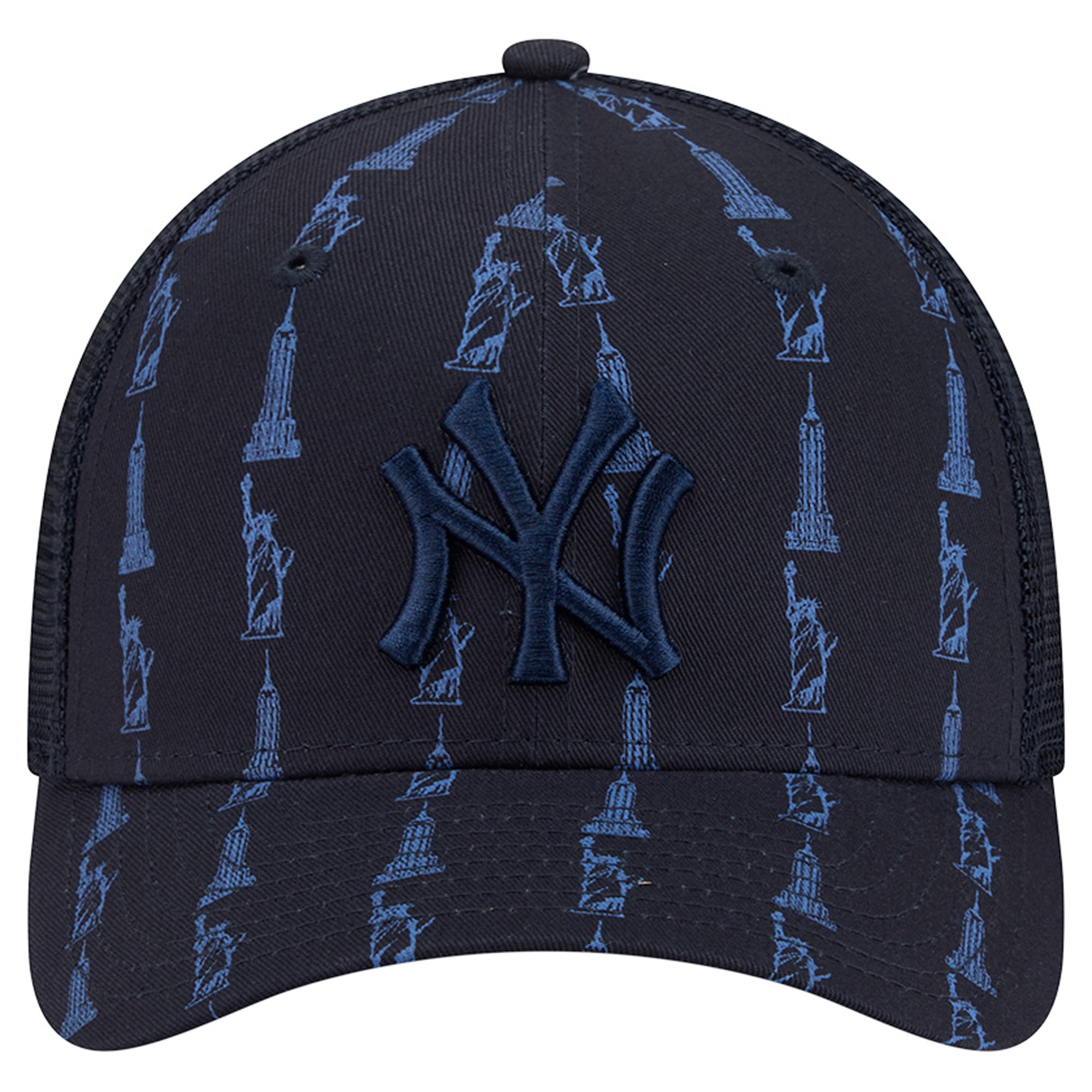 Men's New Era Navy New York Yankees Tonal Icon 9FORTY M-Crown Adjustable Trucker Hat