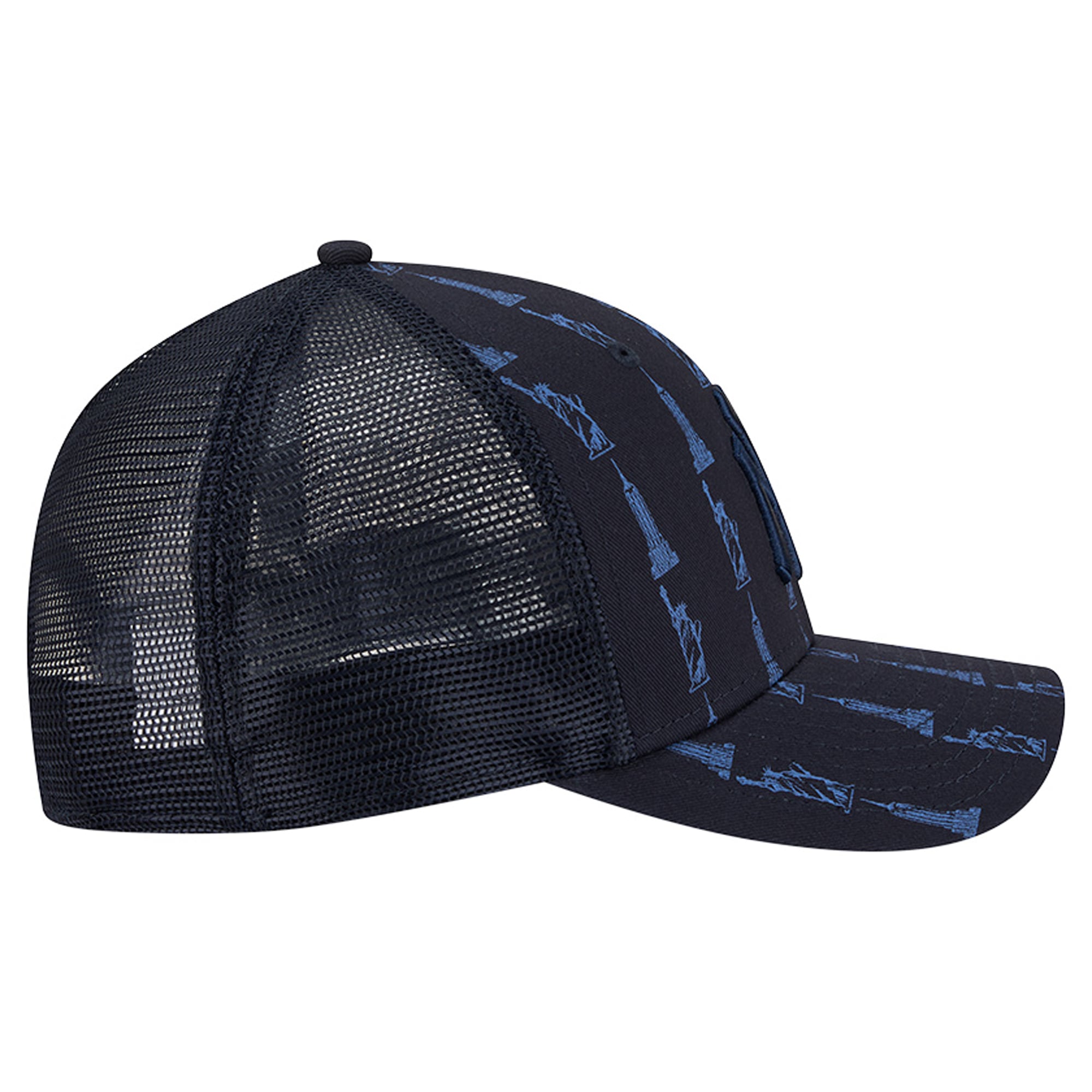 Men's New Era Navy New York Yankees Tonal Icon 9FORTY M-Crown Adjustable Trucker Hat