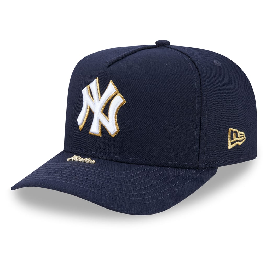 Men's New Era Navy New York Yankees Visor Pin 9FIFTY A-Frame Snapback Hat