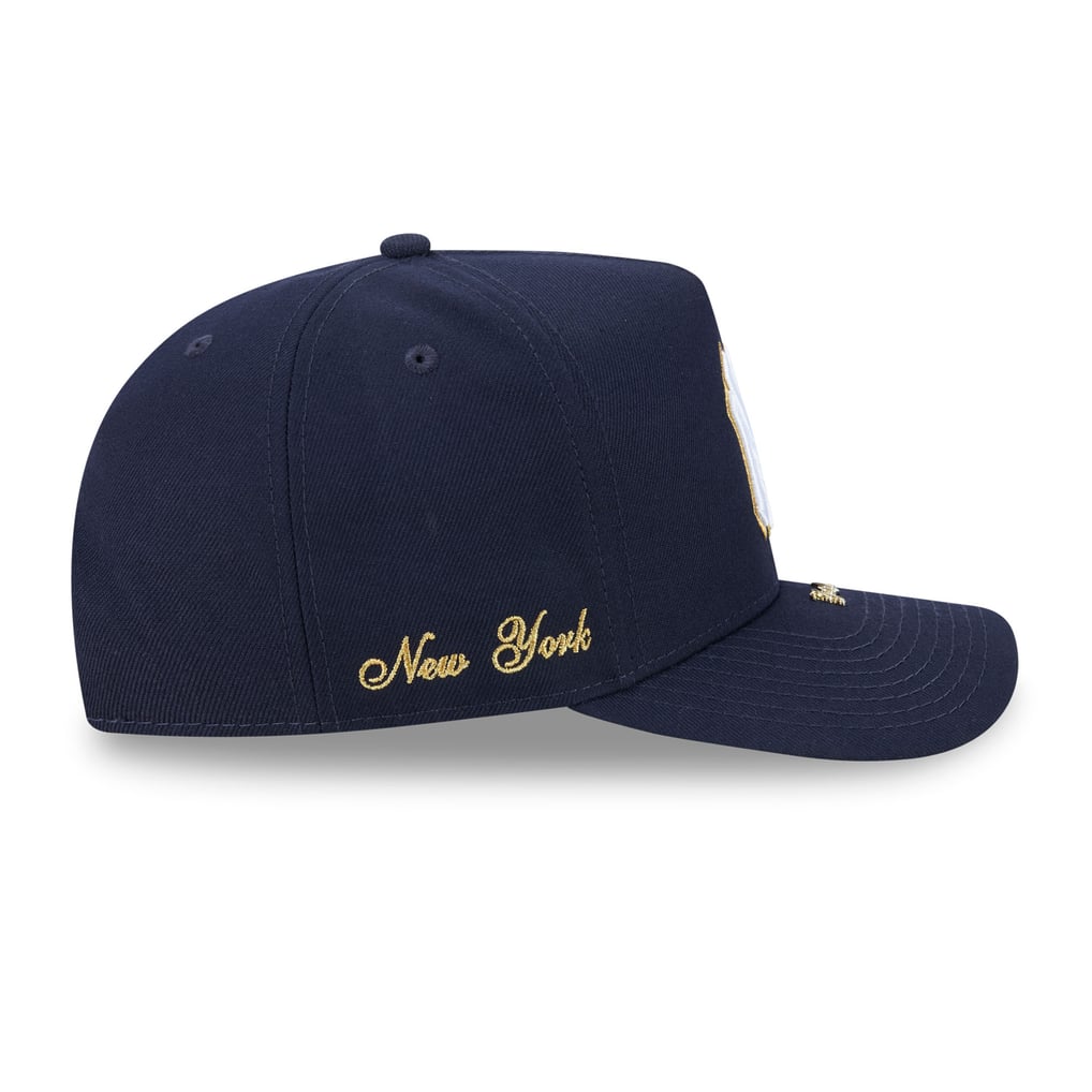 Men's New Era Navy New York Yankees Visor Pin 9FIFTY A-Frame Snapback Hat