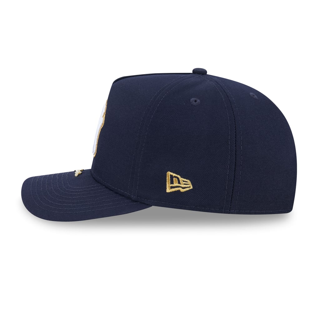 Men's New Era Navy New York Yankees Visor Pin 9FIFTY A-Frame Snapback Hat
