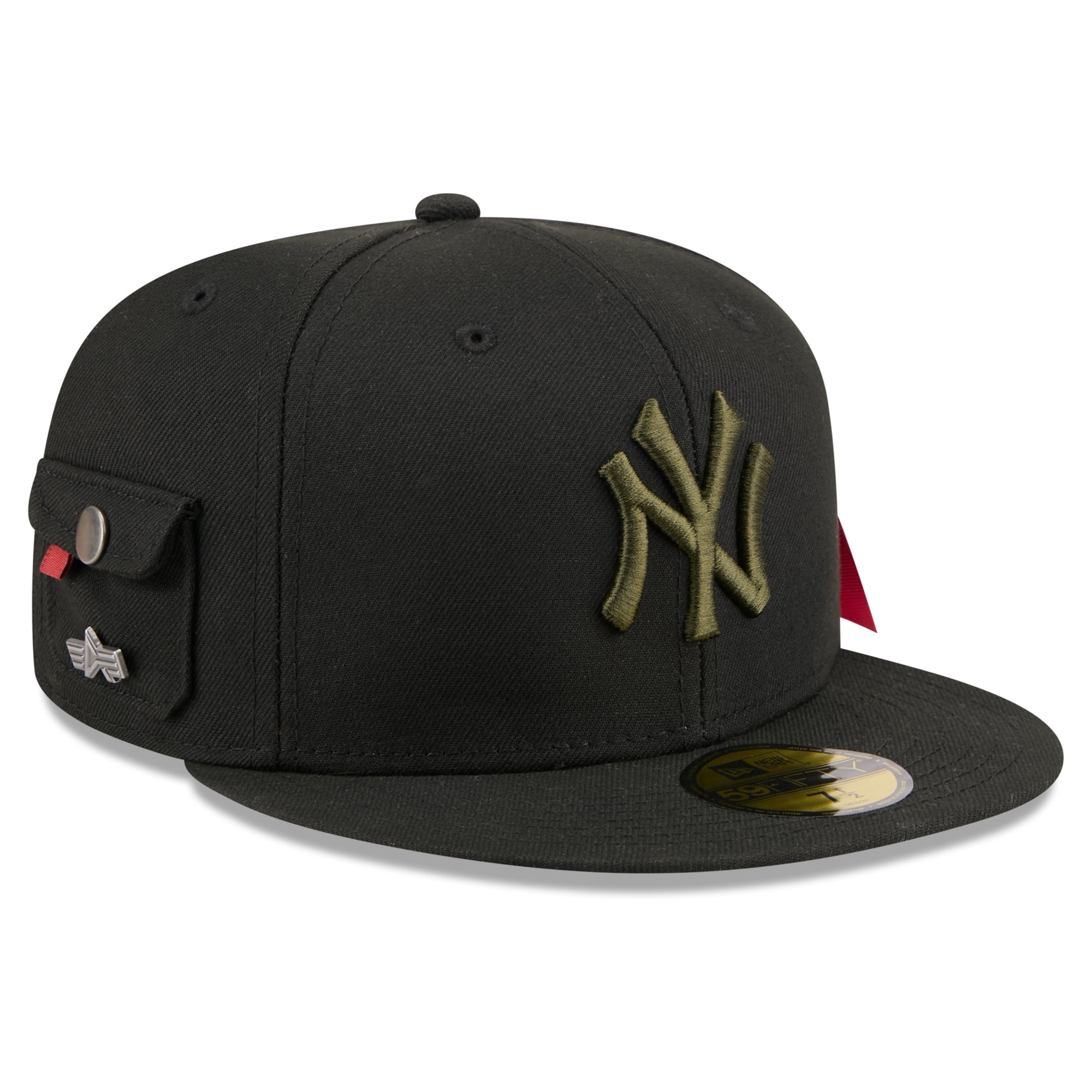 Casquette ajustée New Era x Alpha Industries noire York Yankees 59FIFTY pour homme
