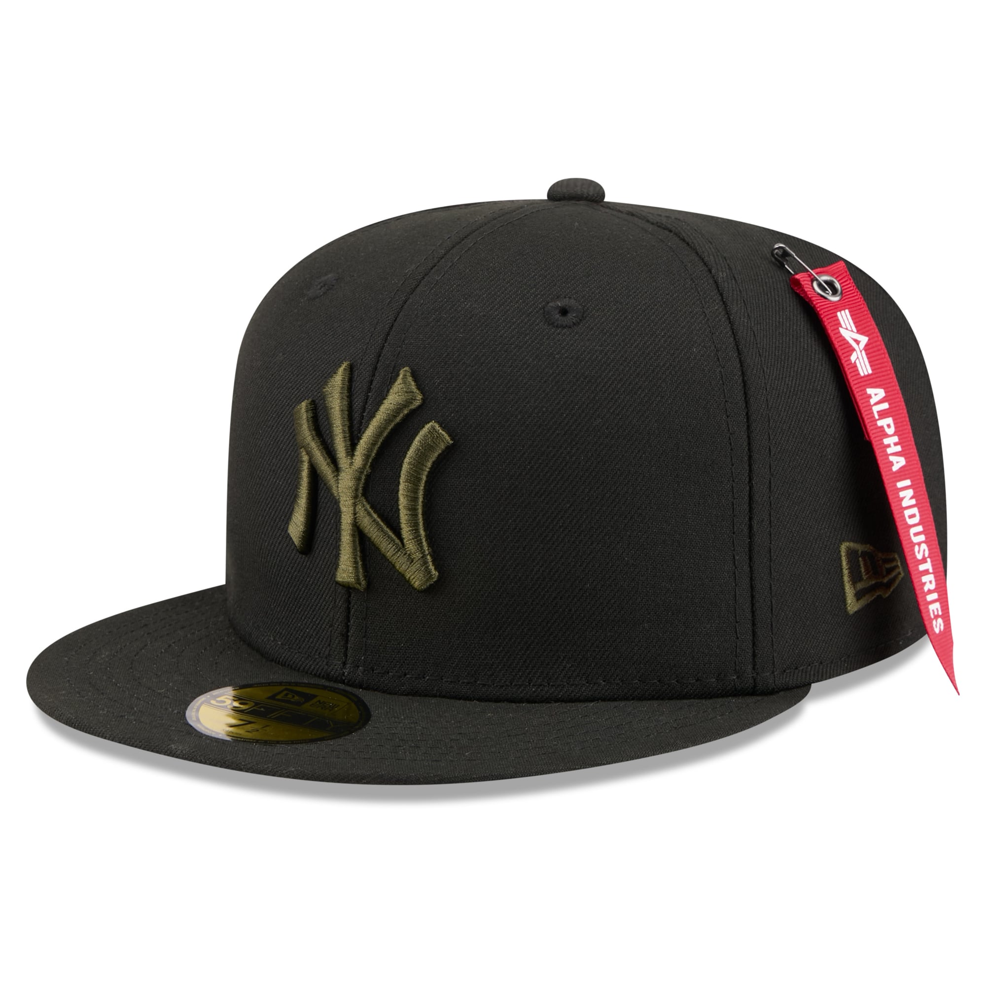 Casquette ajustée New Era x Alpha Industries noire York Yankees 59FIFTY pour homme