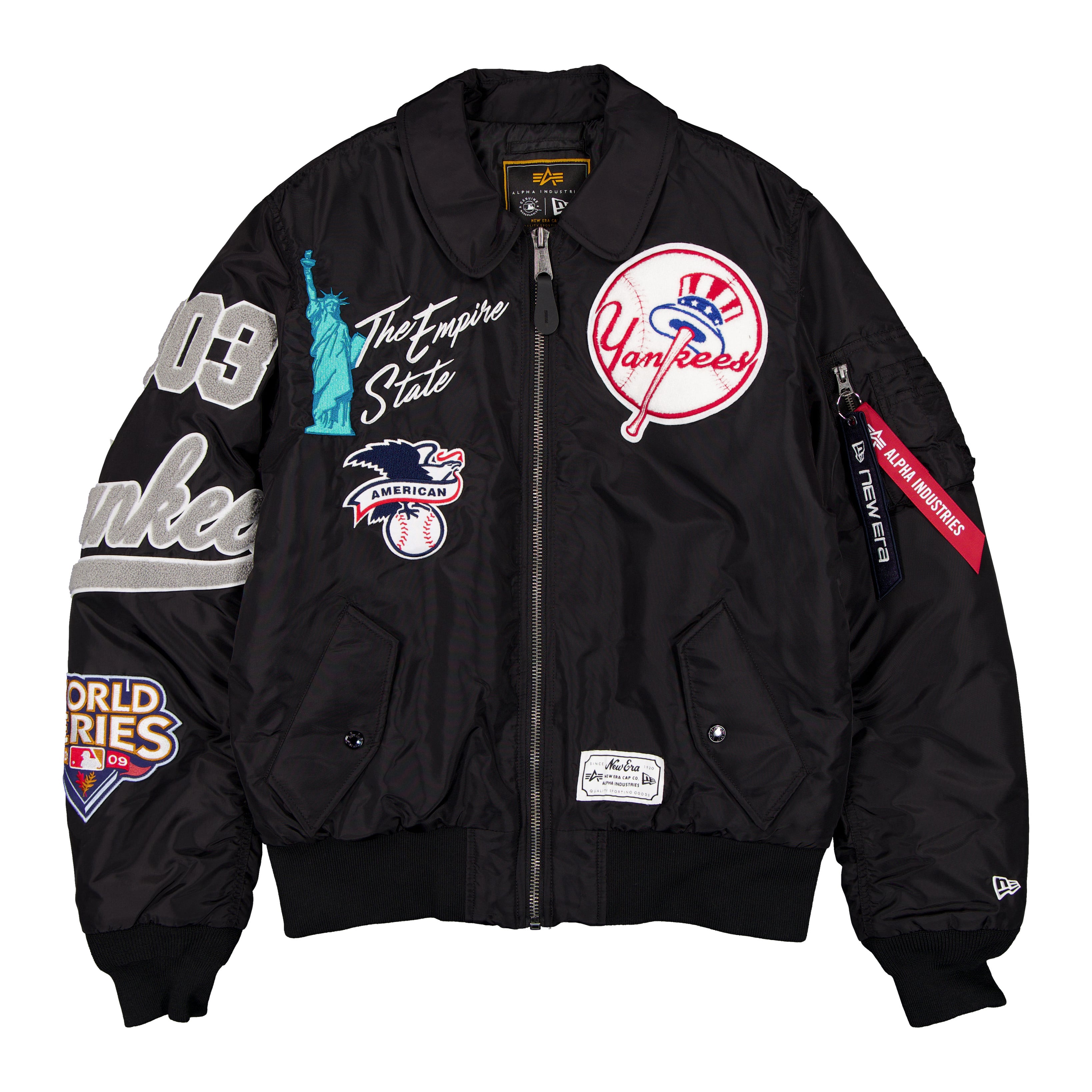Men's New Era x Alpha Industries York Yankees MA-1 Full-Zip Bomber Jacket