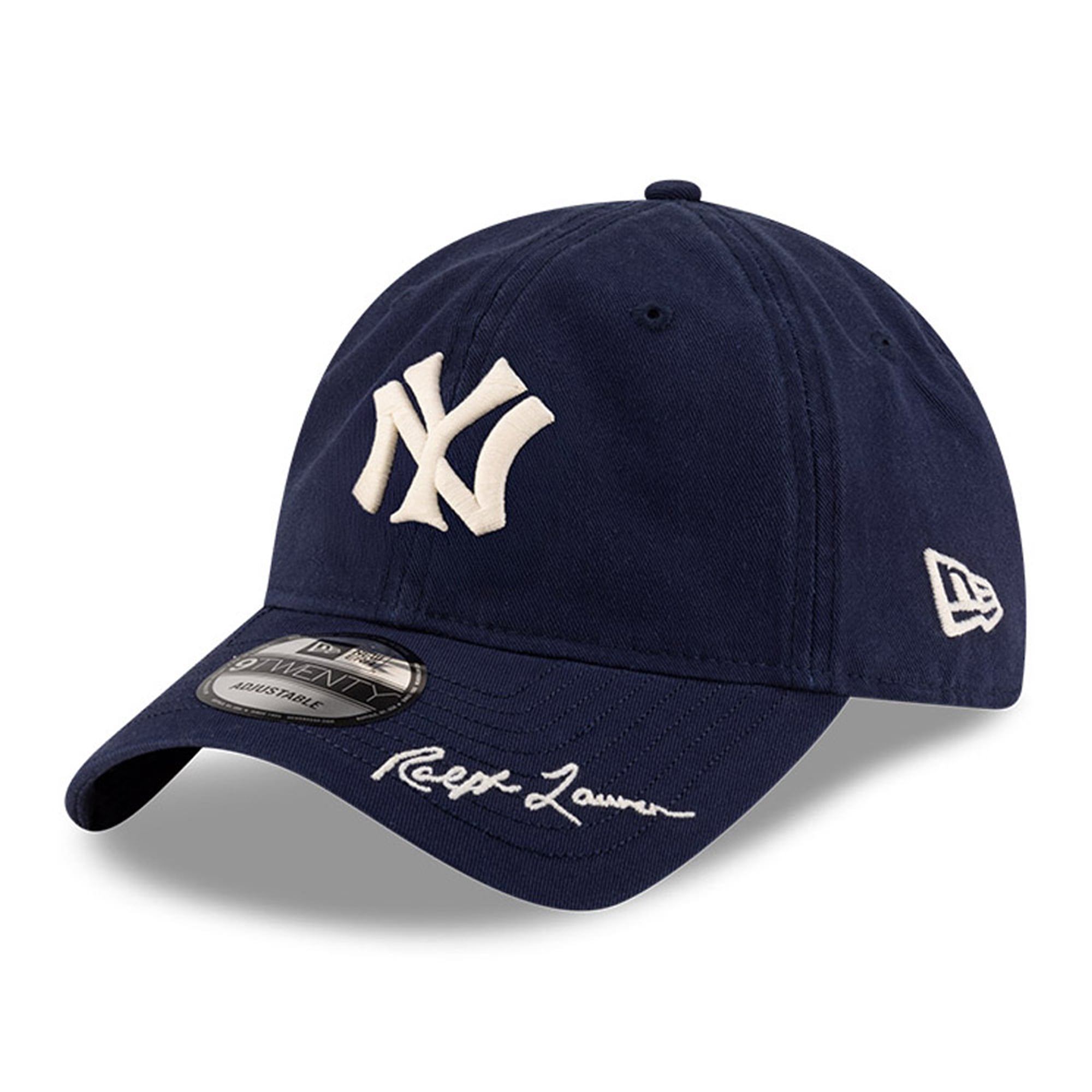 Casquette ajustable New Era x Ralph Lauren blanche York Yankees 9TWENTY pour homme