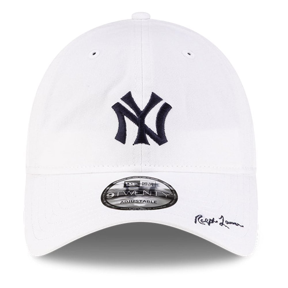 Men's New Era x Ralph Lauren White New York Yankees 9TWENTY Adjustable Hat