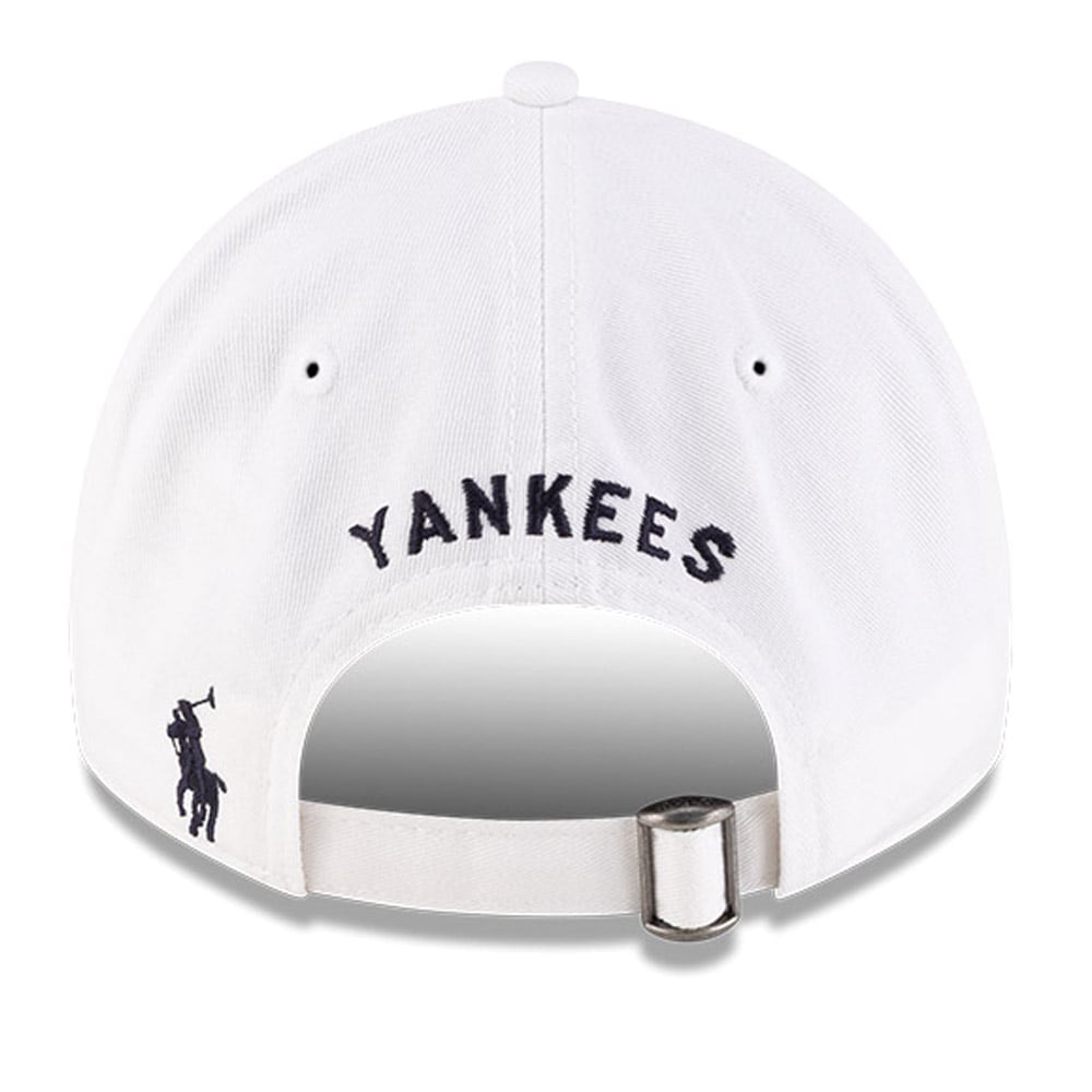 Casquette ajustable New Era x Ralph Lauren blanche New York Yankees 9TWENTY pour homme