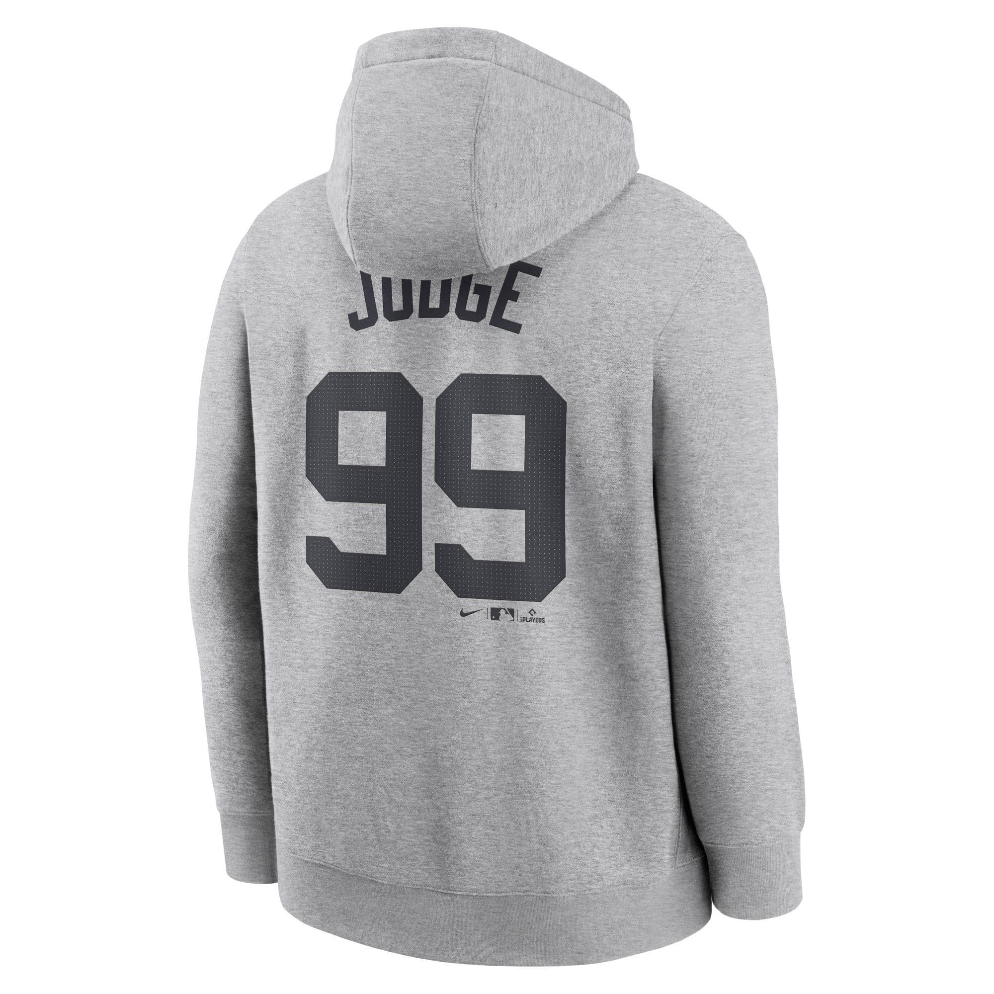 Sweat à capuche Nike Aaron Judge bleu marine pour homme avec nom et numéro de joueur des Yankees New York