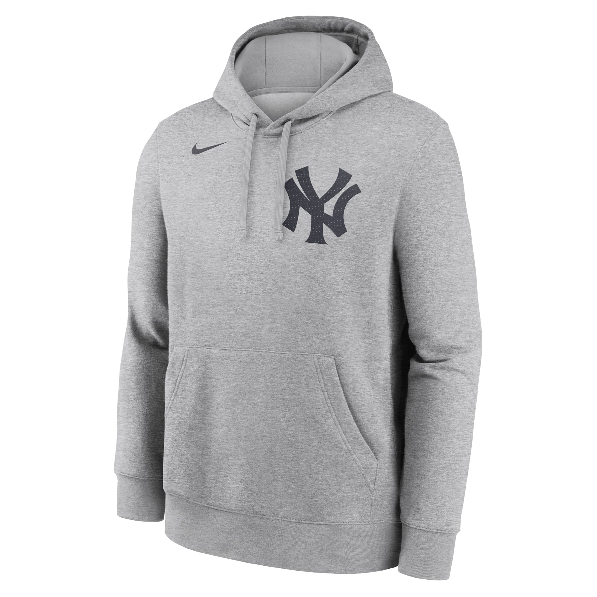 Men's Nike Anthony Volpe Heather Gray New York Yankees Player Name & Number Club Pullover Hoodie