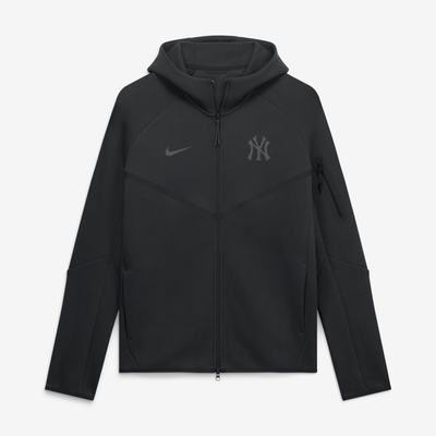  New York Yankees Nike Tech Full-Zip Windrunner Hoodie - Black
