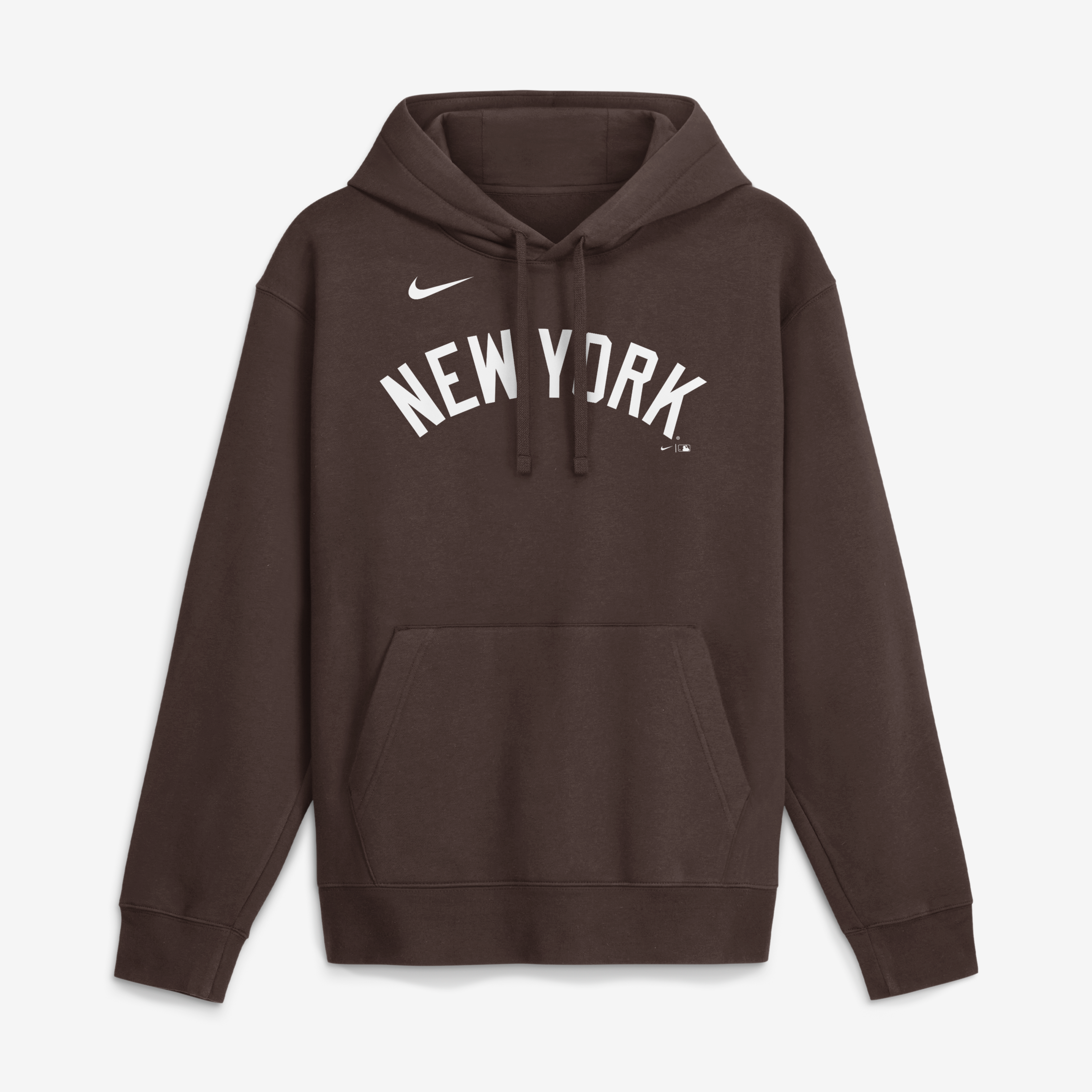 Sweat à capuche en polaire Nike marron New York Yankees Core Cinder Club pour homme