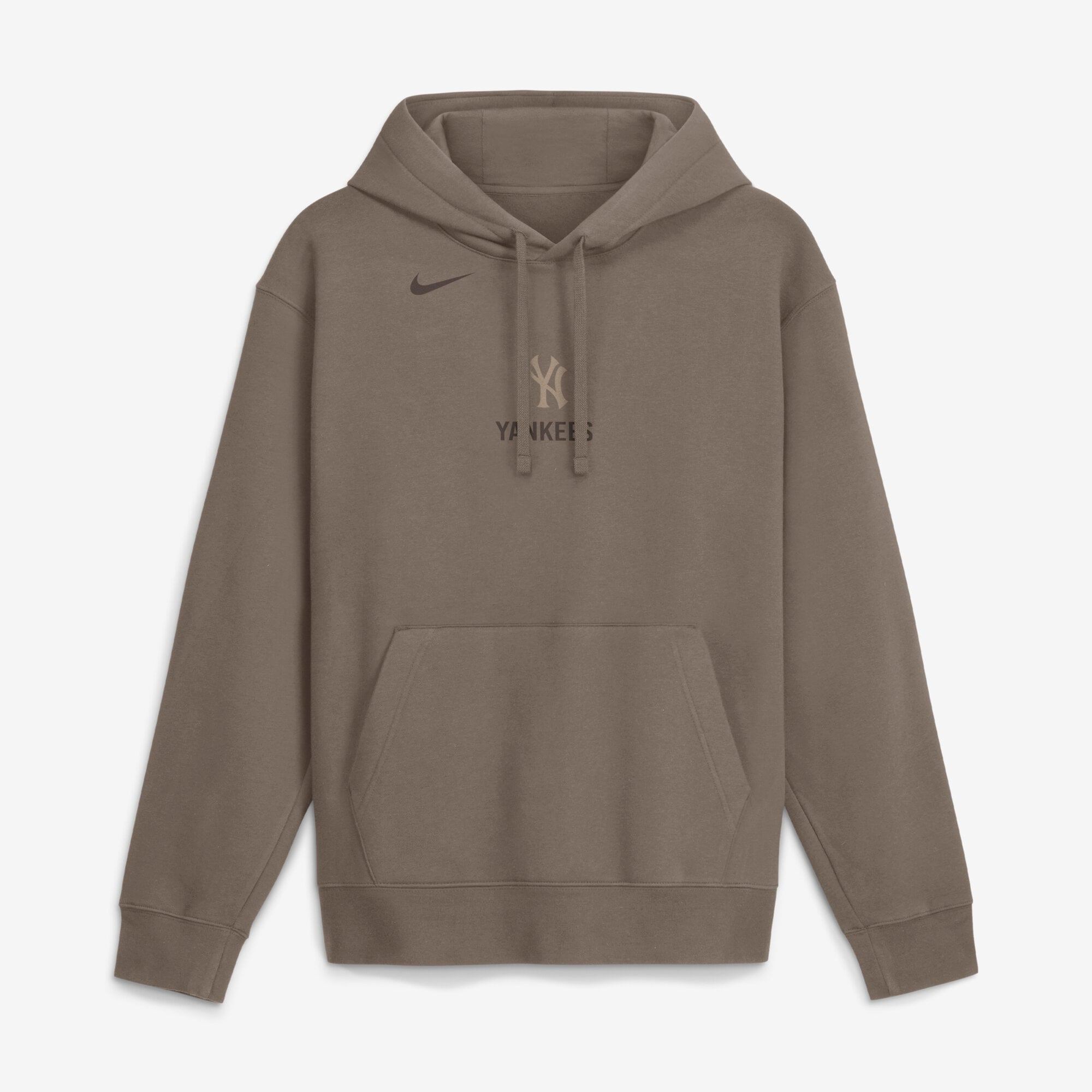 Men's Nike  Brown New York Yankees Fashion Club Pullover Hoodie