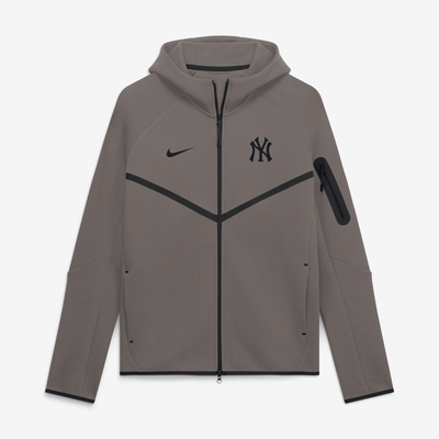  New York Yankees Nike Tech Full-Zip Windrunner Hoodie - Brown