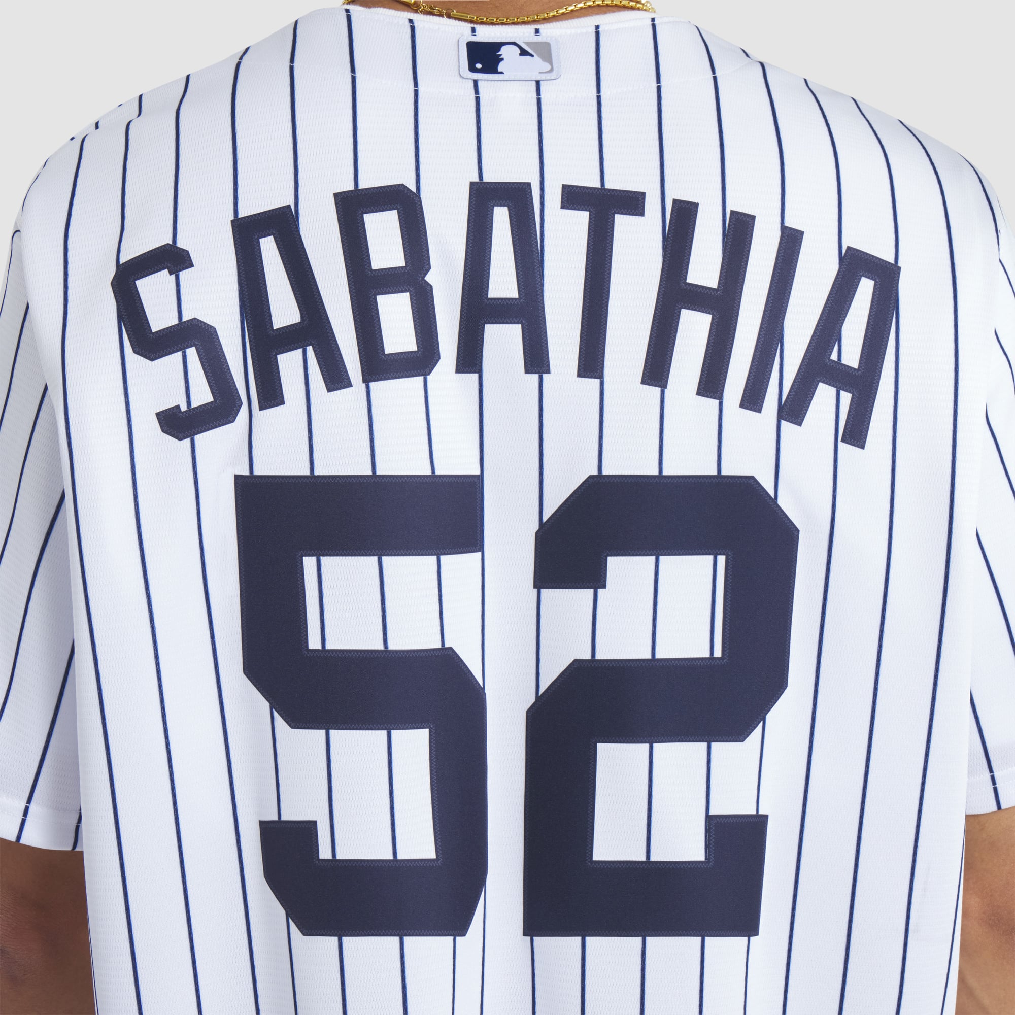 Men's Nike CC Sabathia White New York Yankees 2025 Baseball Hall of Fame Name & Number Retired Replica Jersey
