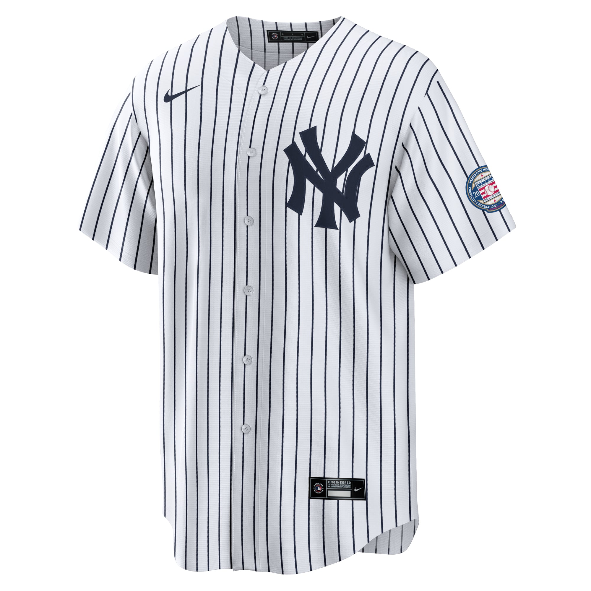 Men's Nike CC Sabathia White New York Yankees 2025 Baseball Hall of Fame Name & Number Retired Replica Jersey