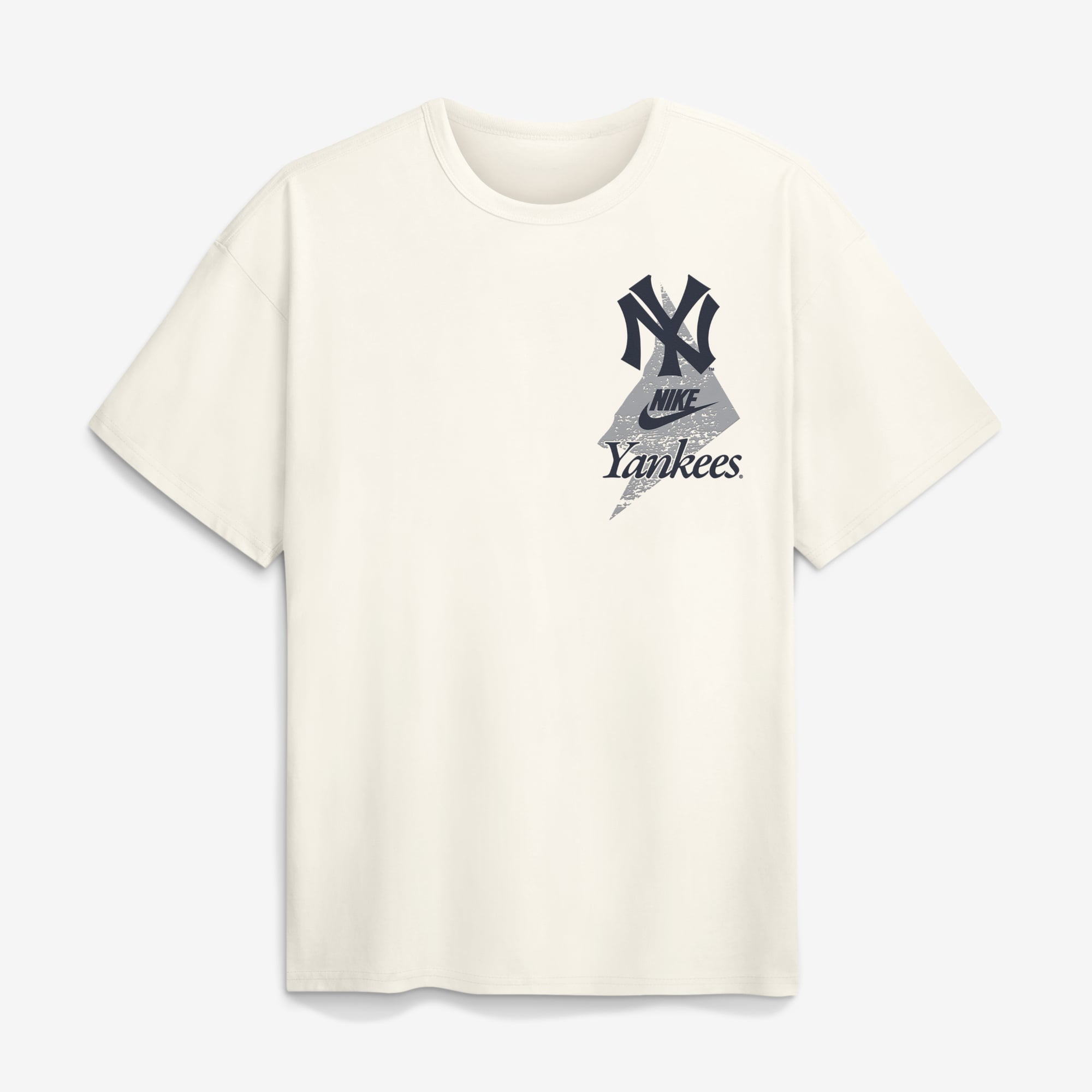 Men's Nike Cream New York Yankees Max90 Arch Heavyweight T-Shirt