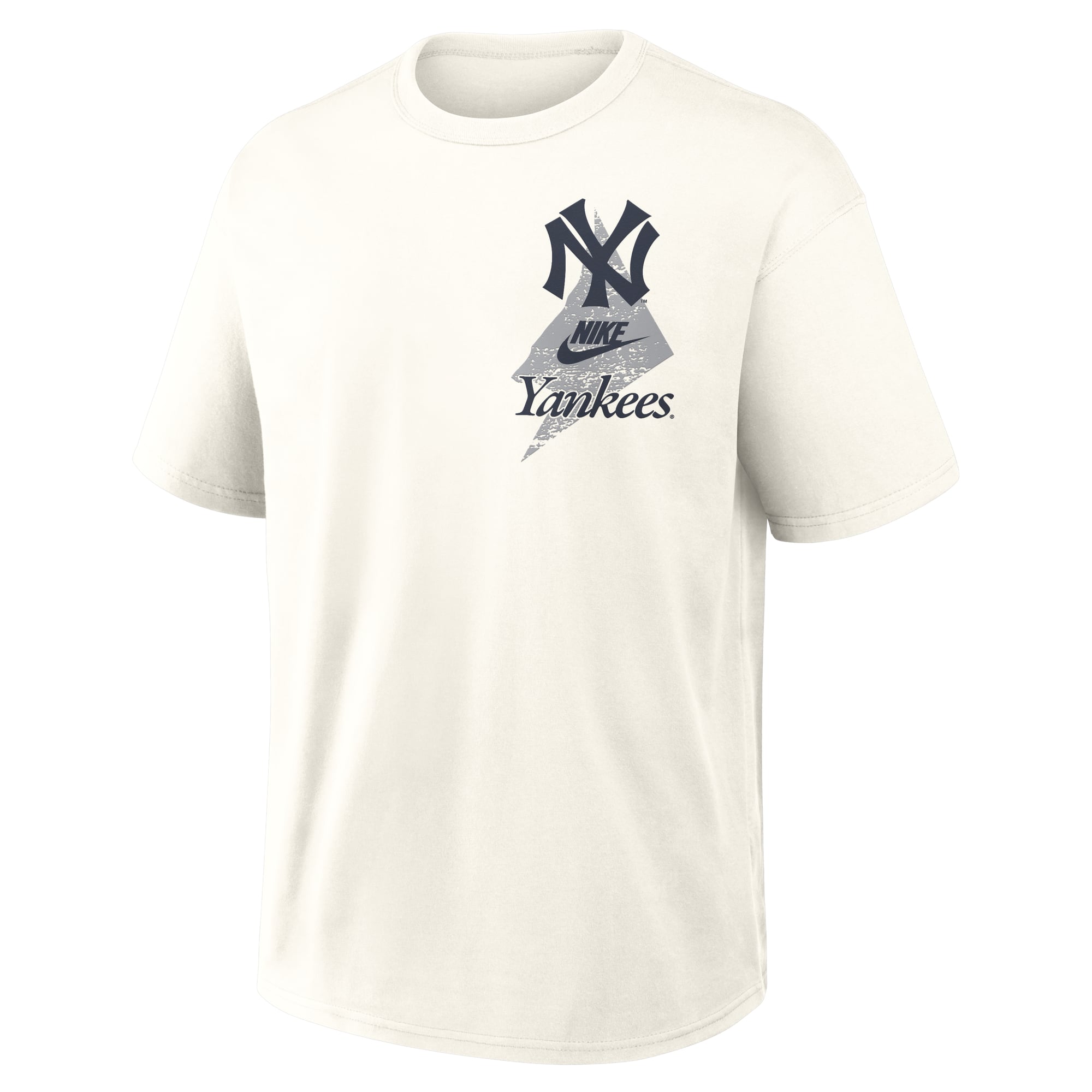 Men's Nike Cream New York Yankees Max90 Arch Heavyweight T-Shirt