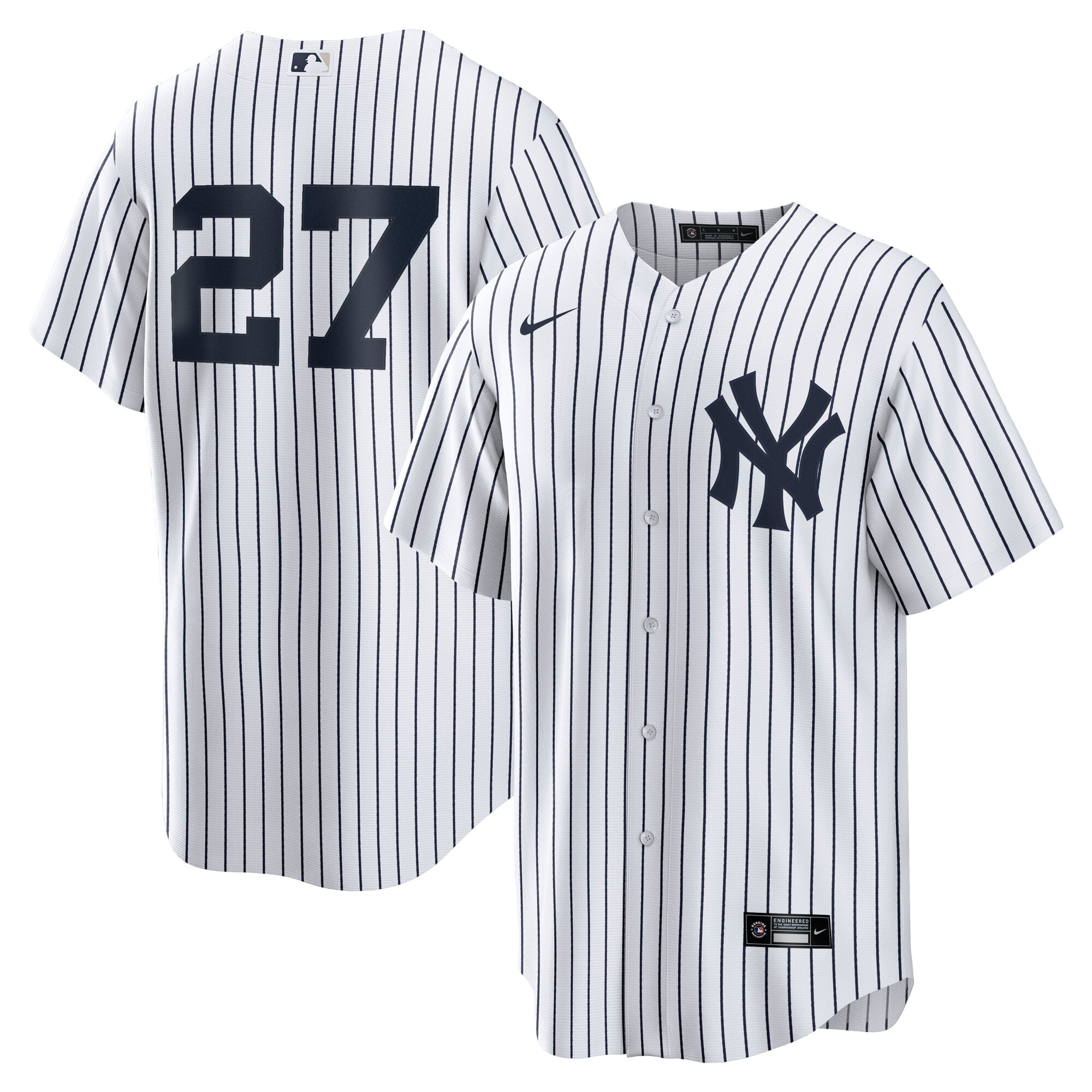 Men's Nike Giancarlo Stanton White New York Yankees Home Replica Player Jersey