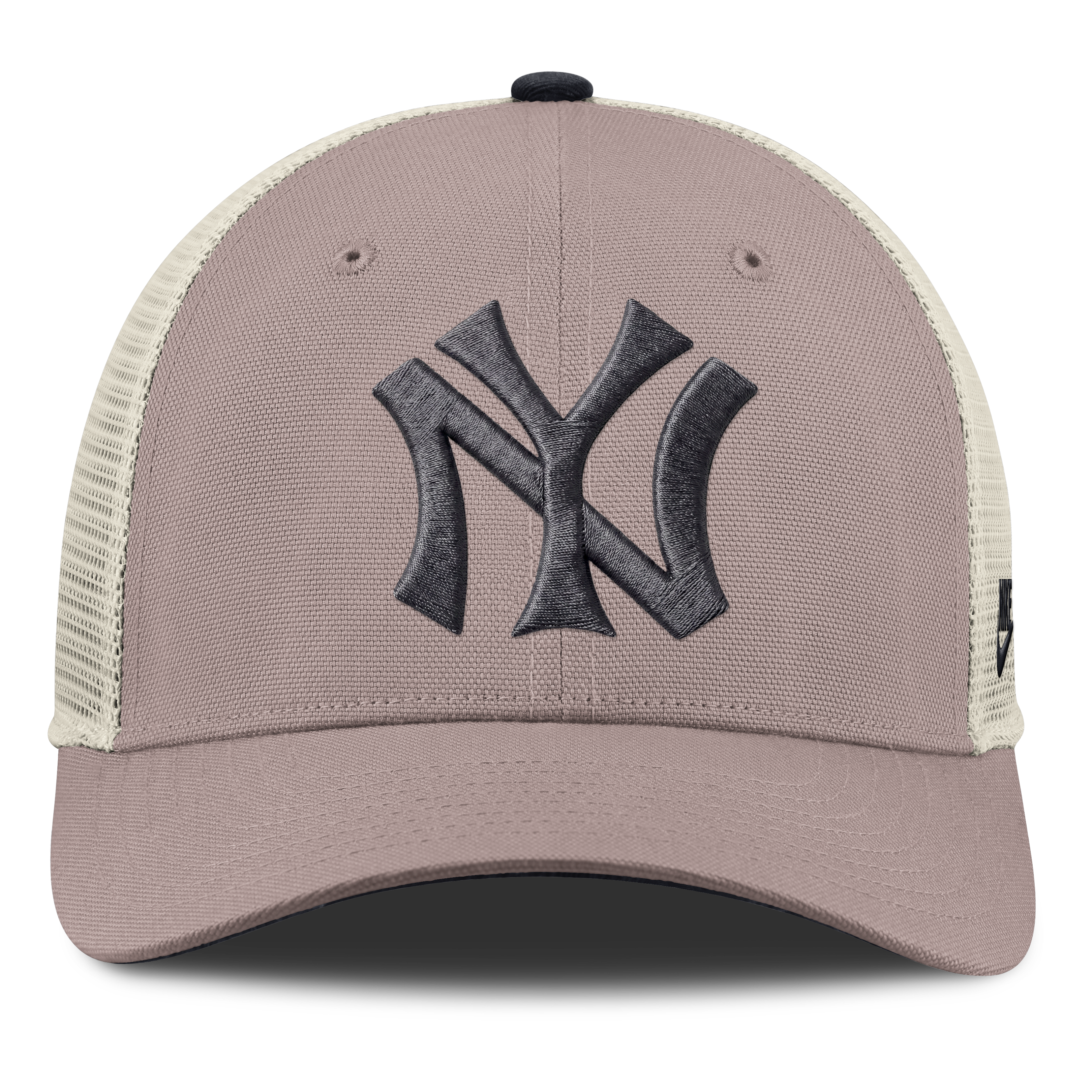 Casquette trucker ajustable Nike kaki New York Yankees Cooperstown Rise pour homme