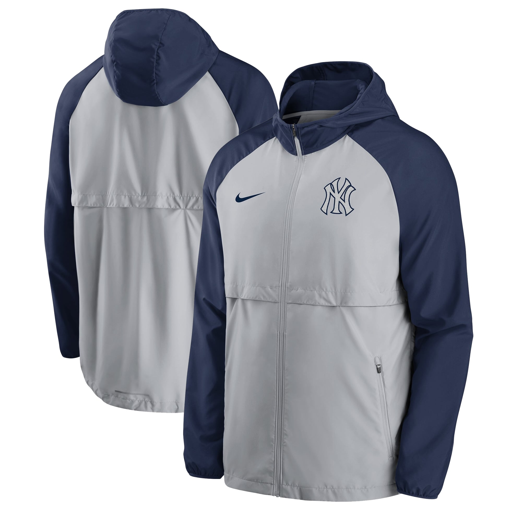 NIKE ヤンキース ジャケット メッシュ ロゴ エッセンシャル フーデッド 