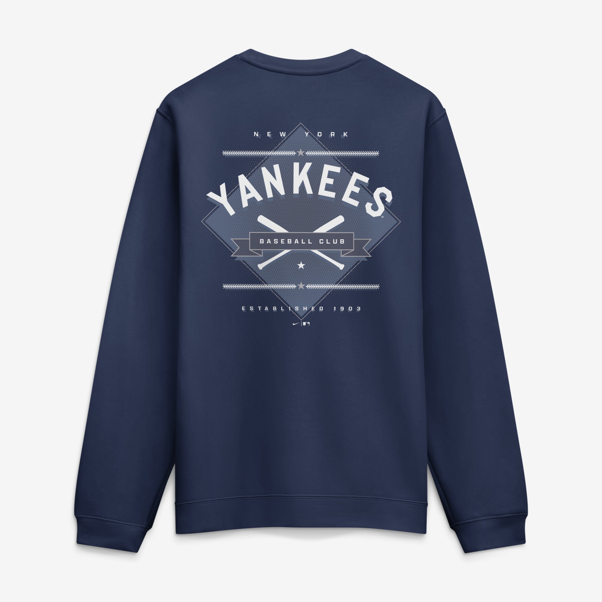 Men's Nike Navy New York Yankees Cooperstown Diamond Sweatshirt